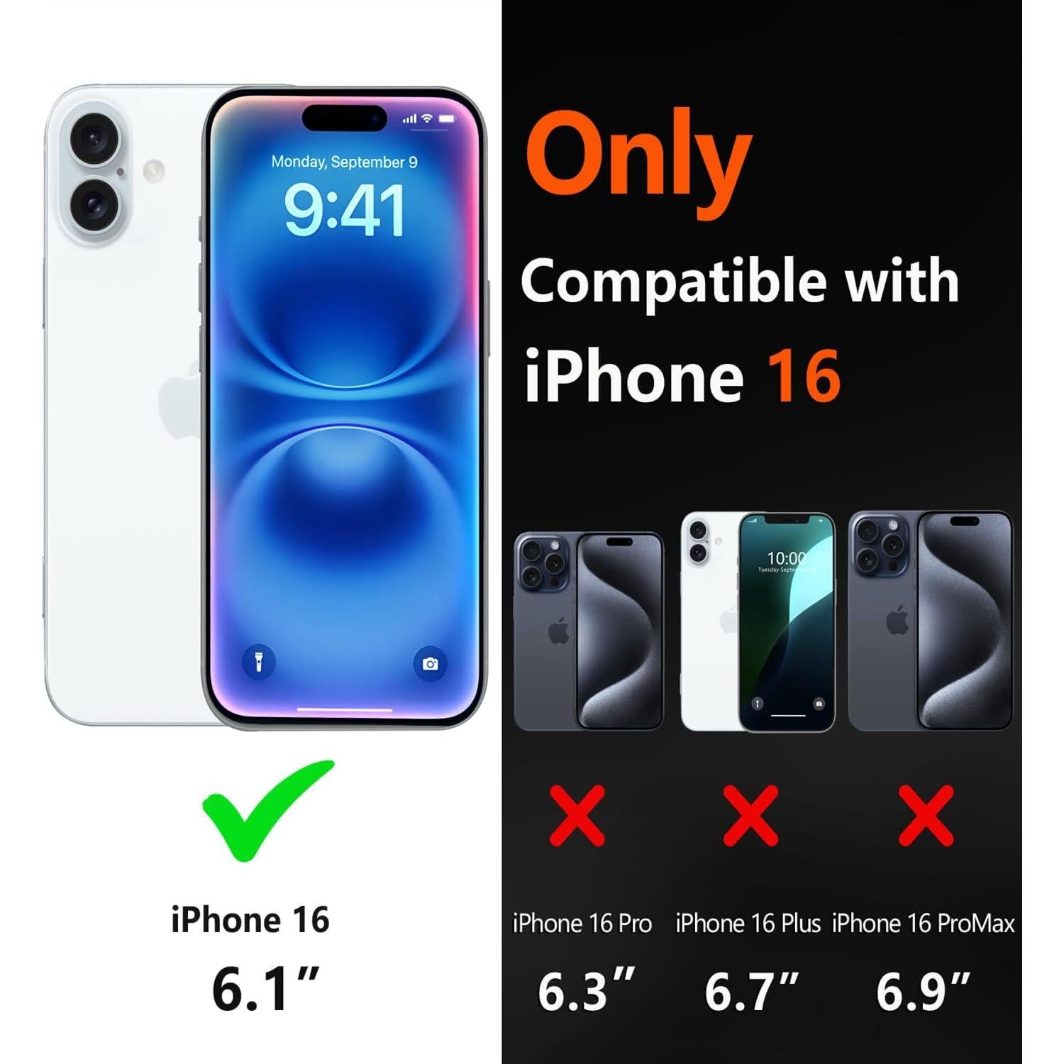 Funda Diverbox para iPhone 16 A prueba de golpes y caídas