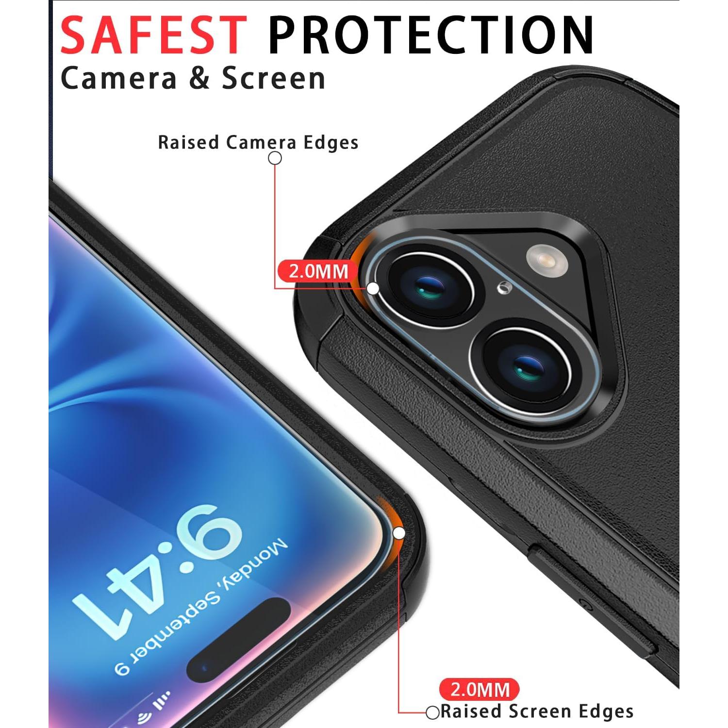 Funda Diverbox para iPhone 16 A prueba de golpes y caídas