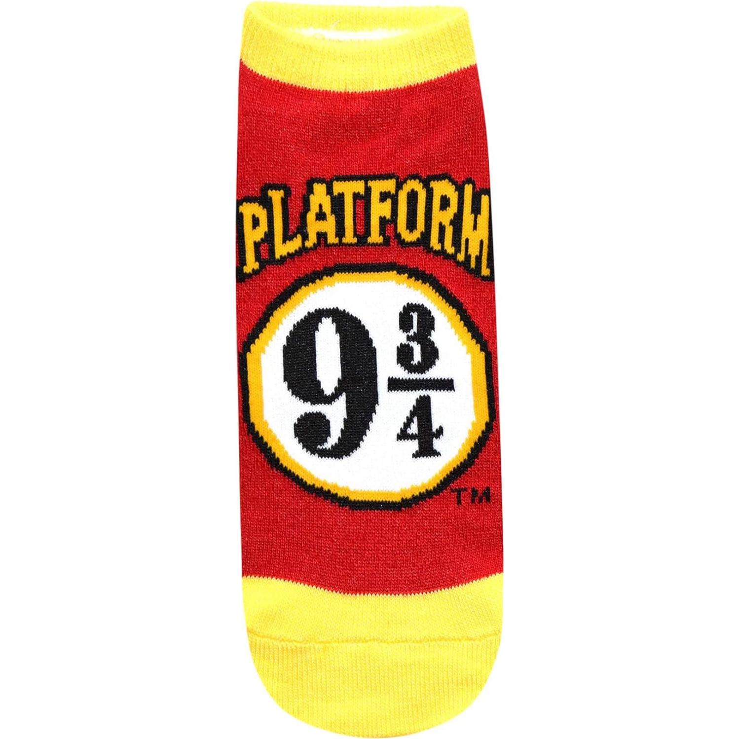 Calcetines Harry Potter 9 3/4 Paquete 5 Cortos Talla 4-10