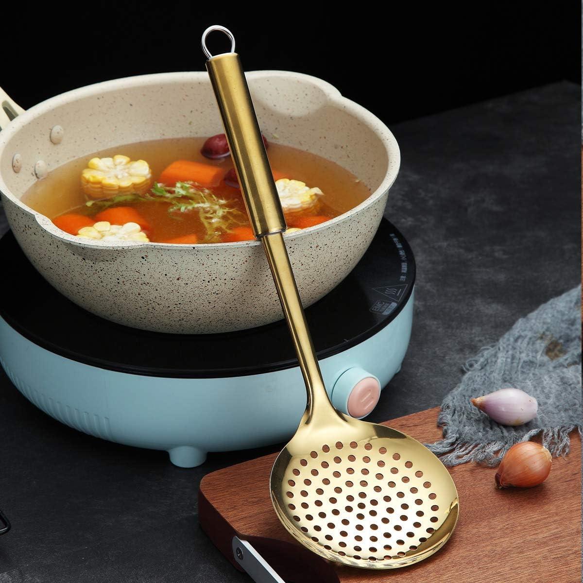 Colador de Cocina Berglander Dorado de Acero Inoxidable