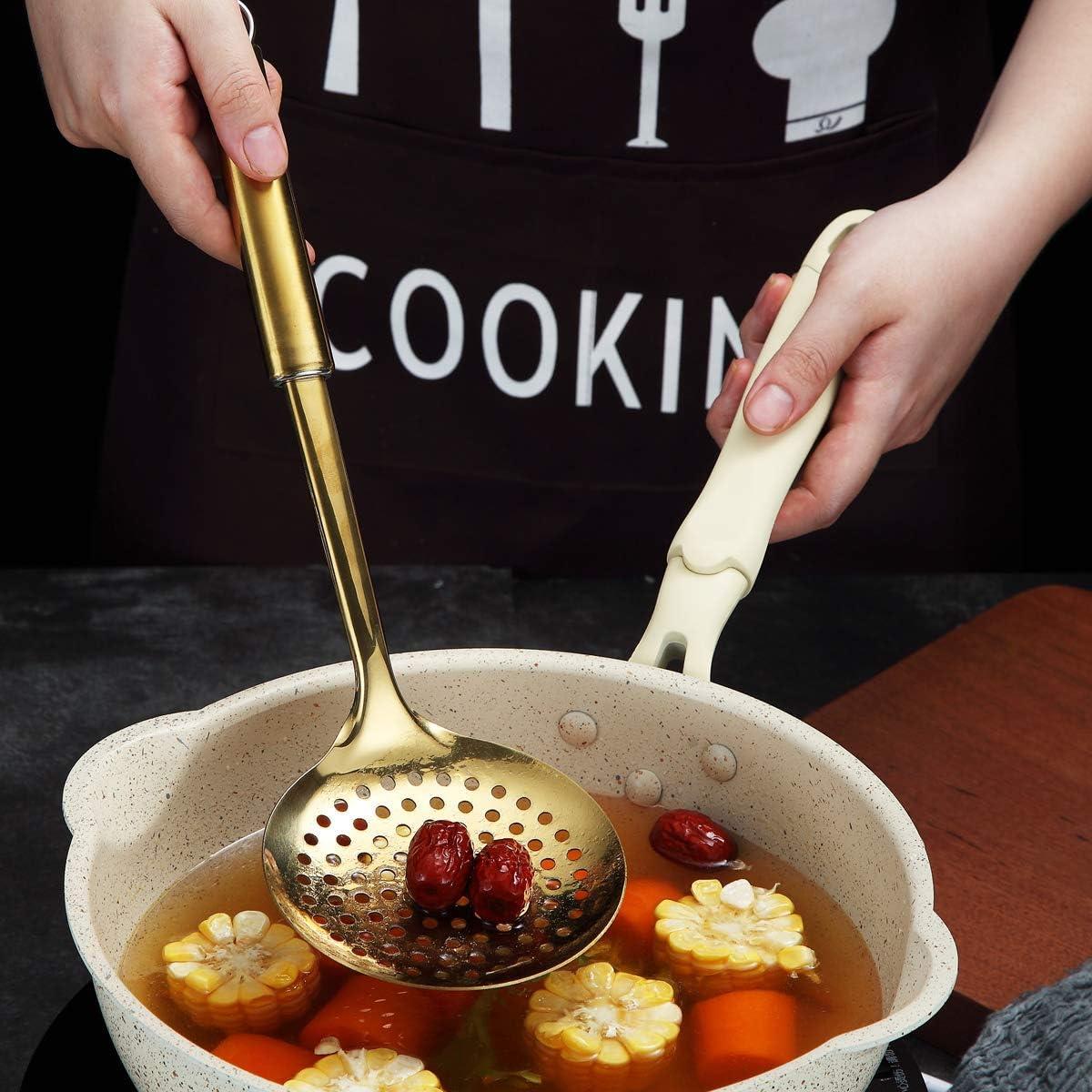 Colador de Cocina Berglander Dorado de Acero Inoxidable