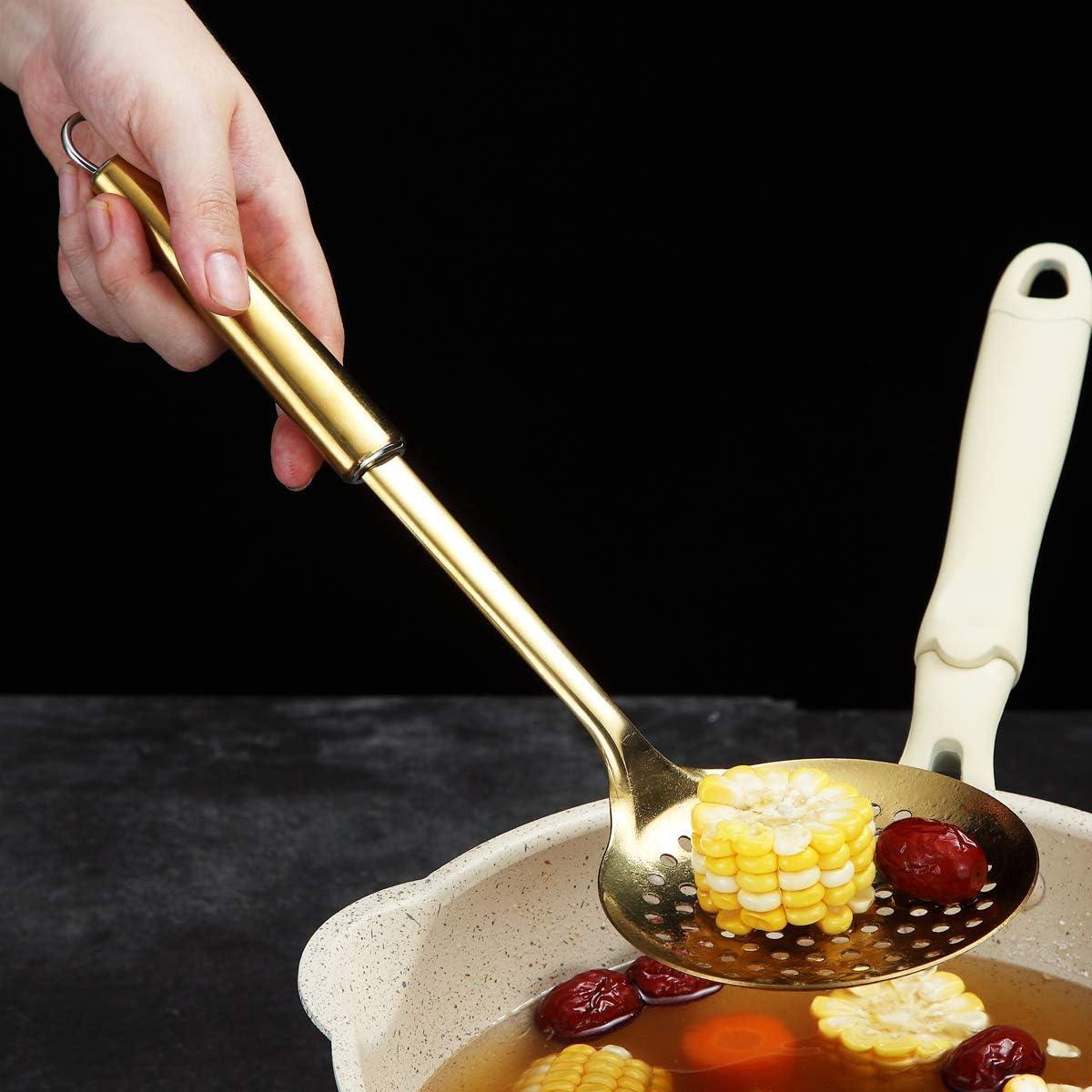 Colador de Cocina Berglander Dorado de Acero Inoxidable