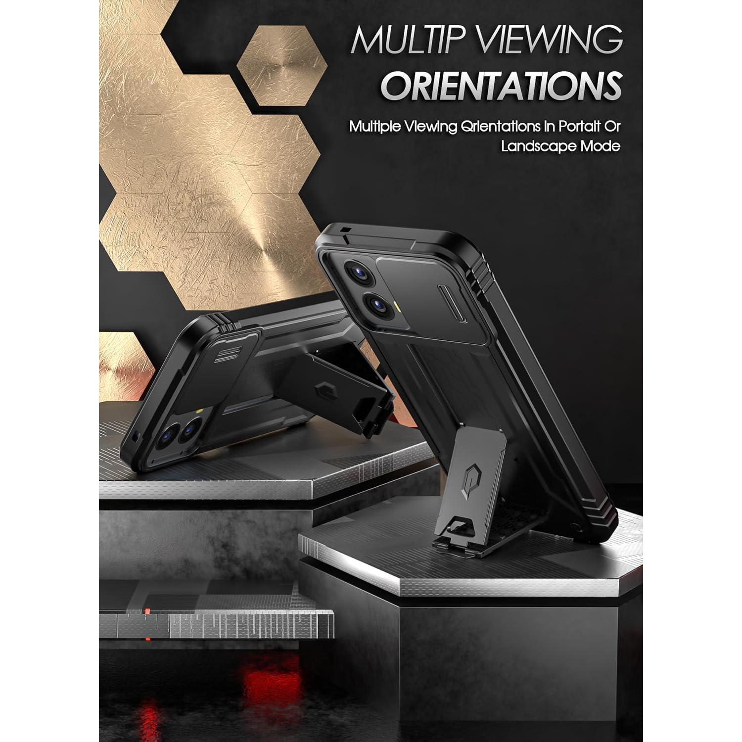 Funda Poetic Revolution para Moto G Power 2024 con soporte