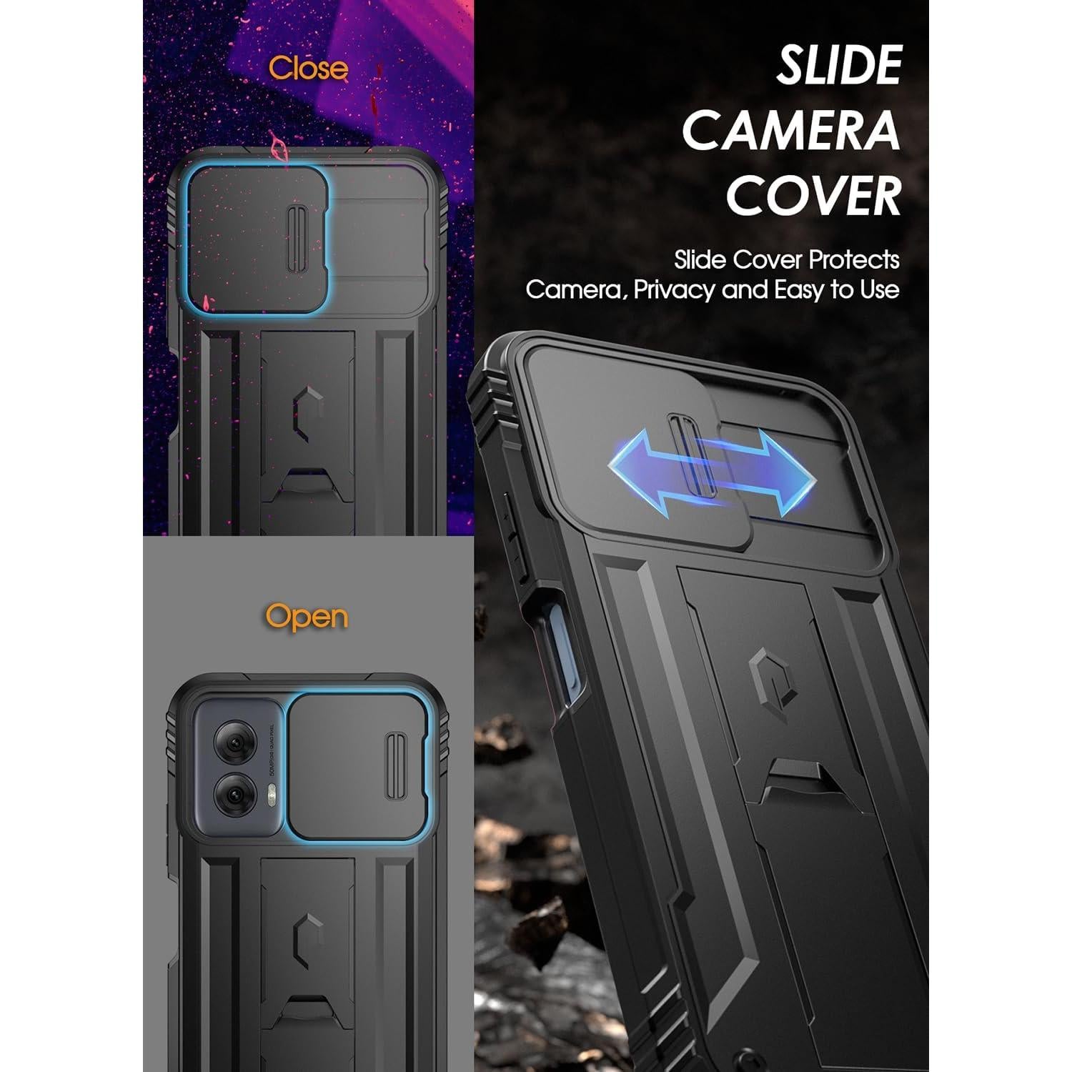 Funda Poetic Revolution para Moto G Power 2024 con soporte