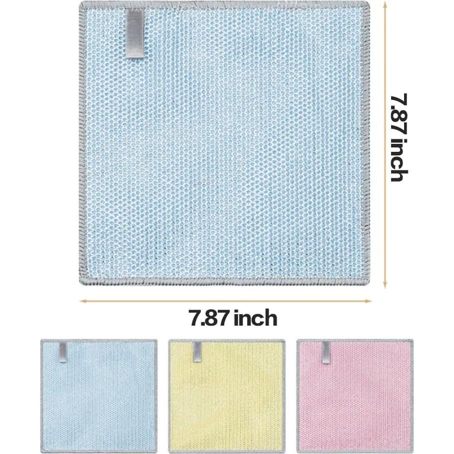 Trapos de Limpieza Multifuncionales RHQQ - 12 Pcs Reutilizables