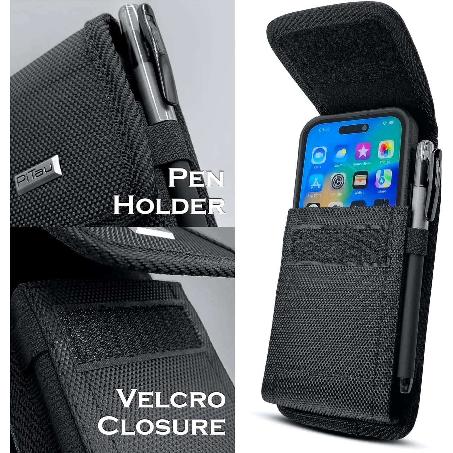 Funda de Nylon PiTau para iPhone y Samsung Galaxy Grande