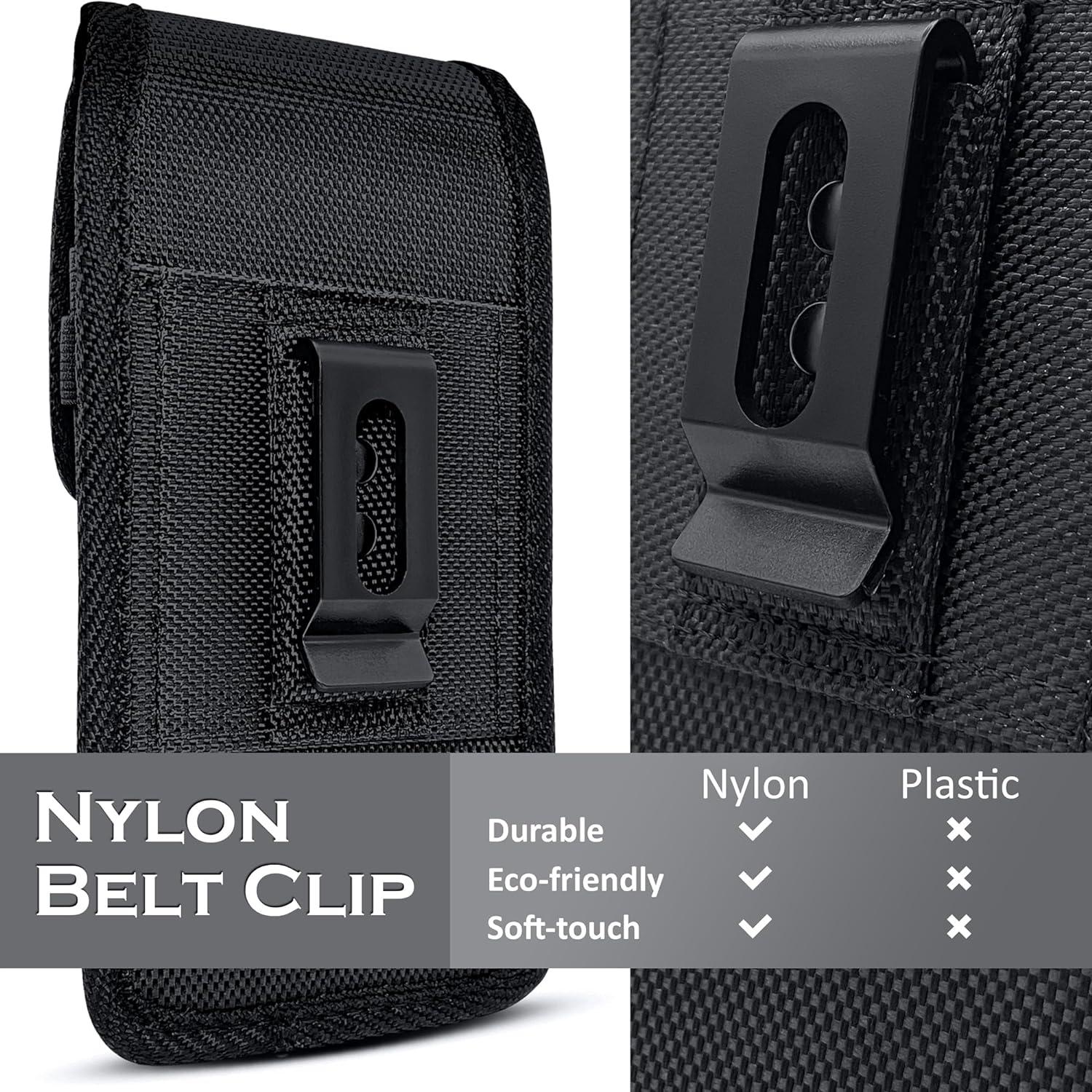 Funda de Nylon PiTau para iPhone y Samsung Galaxy Grande