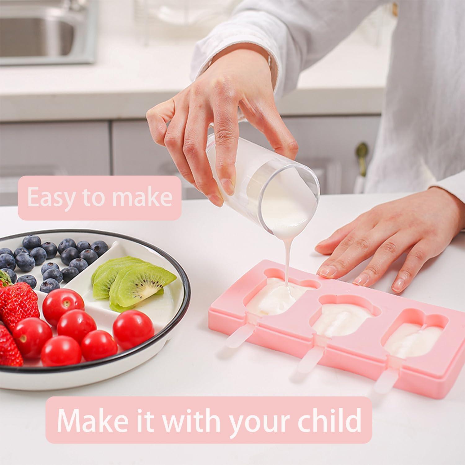 Molde de Helado de Silicona Genérico 2 Piezas Garra de Gato