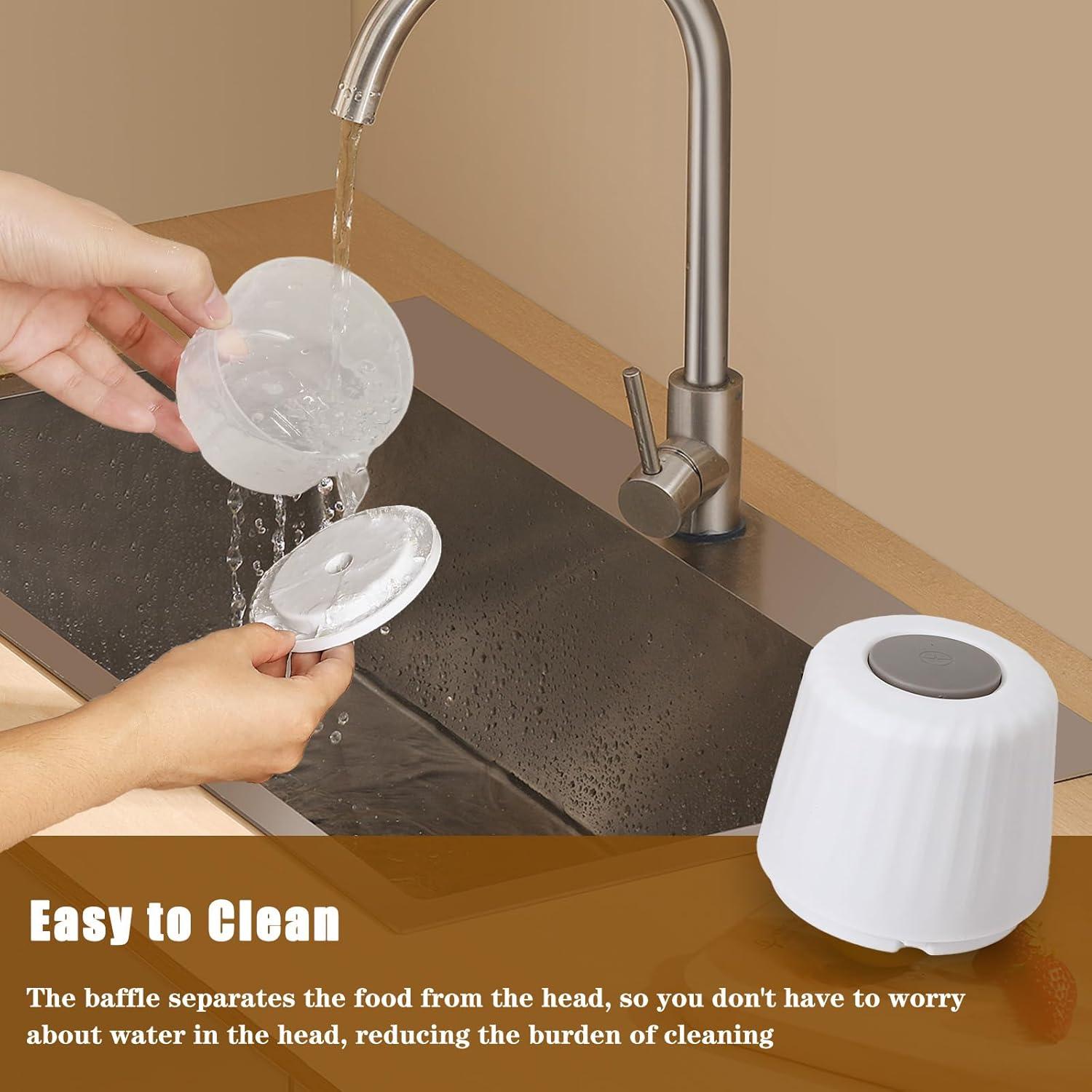 Picador de Ajo Eléctrico Chidoyii 250ML Inalámbrico Blanco