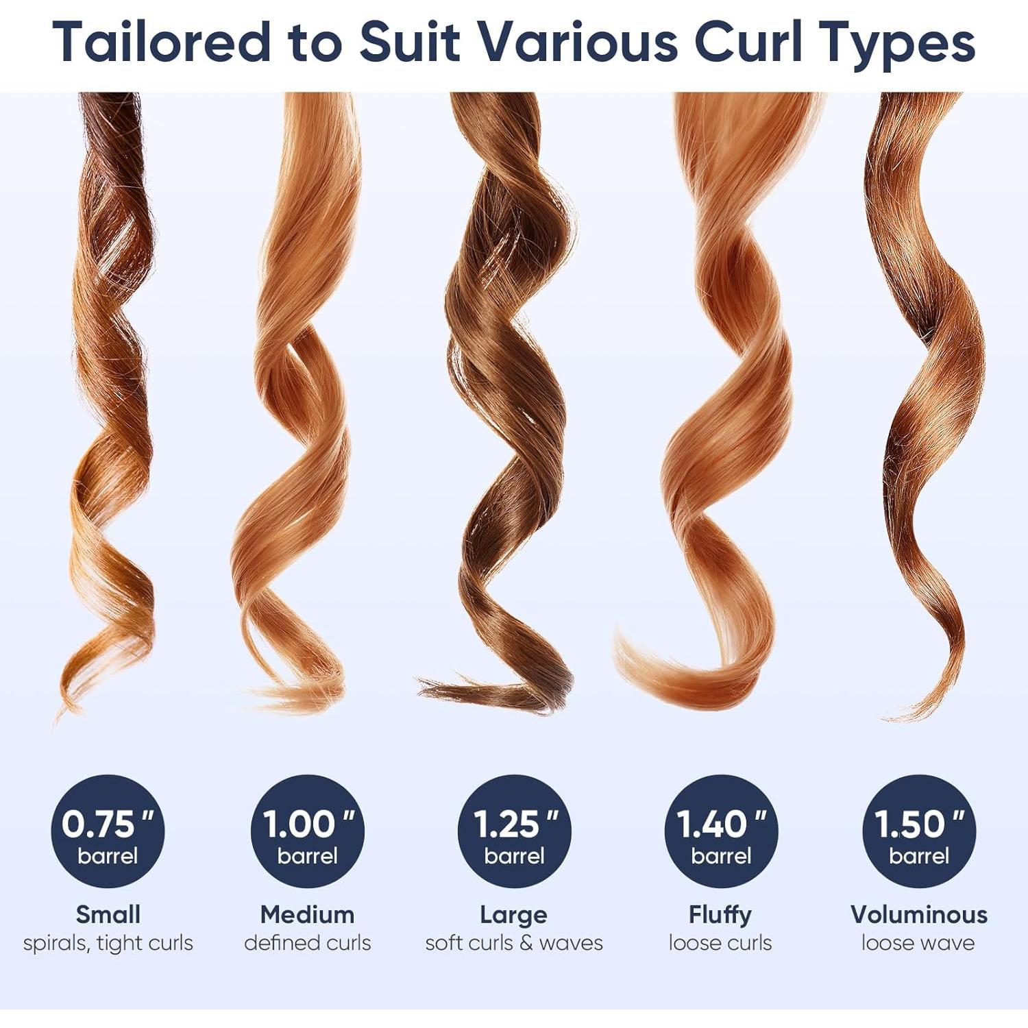 Plancha de Rizar Profesional Ryanboo 0.75" Negra 5 Temperaturas