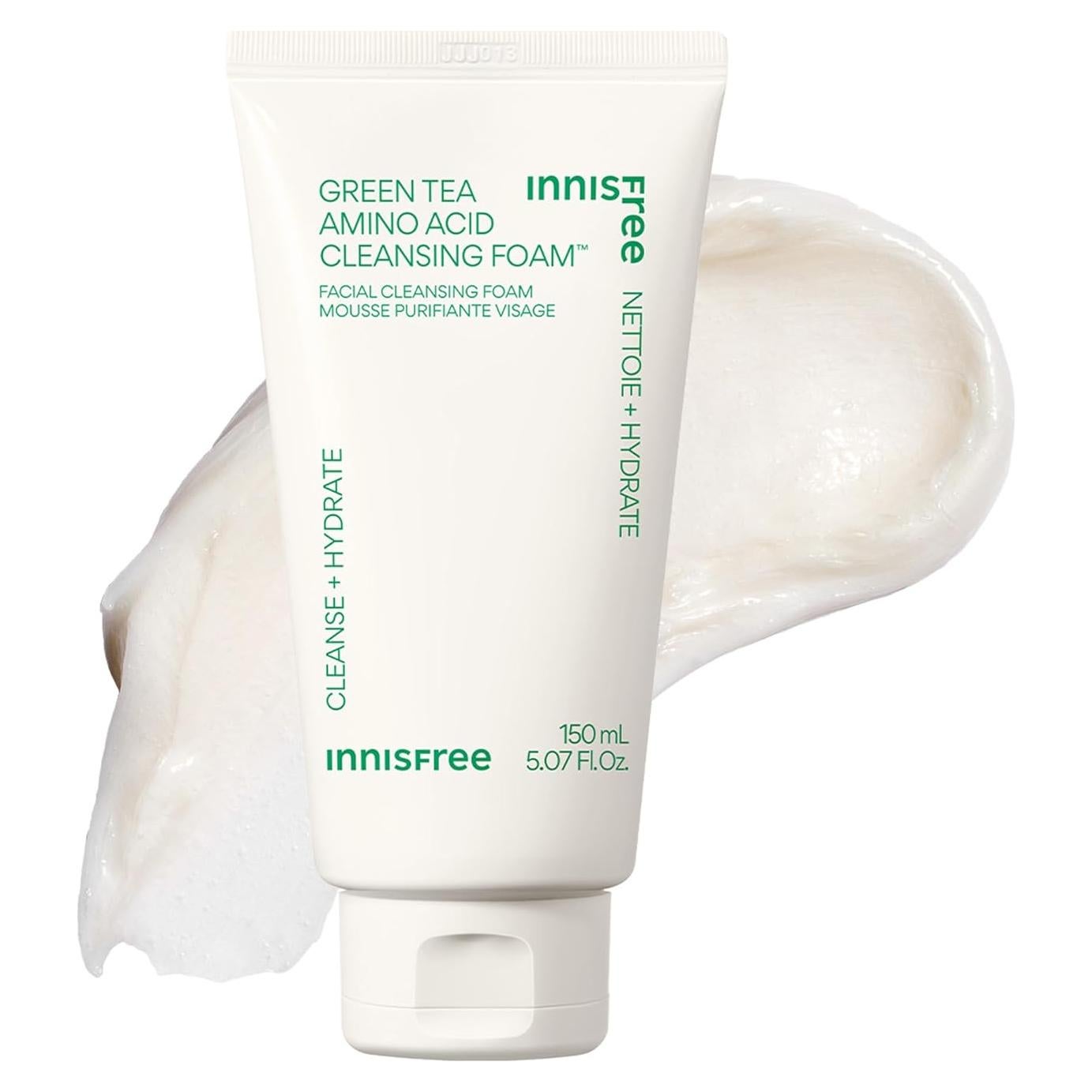 Limpiador Facial Espuma Innisfree Té Verde 150 ml Hidratante