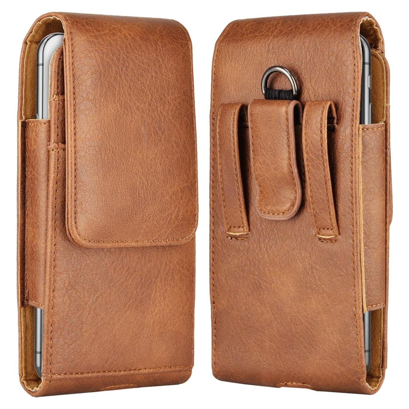 Funda de cuero Takfox para Samsung Galaxy S25 Ultra con clip