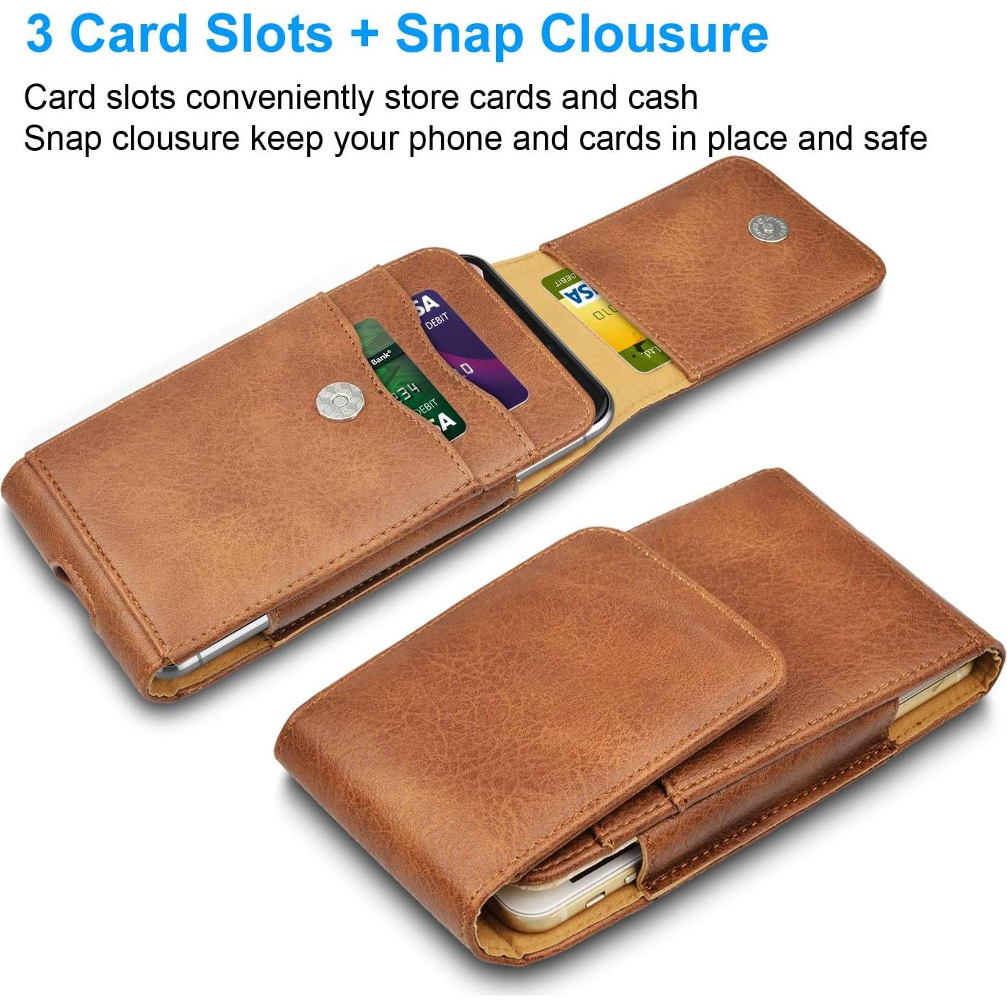 Funda de cuero Takfox para Samsung Galaxy S25 Ultra con clip