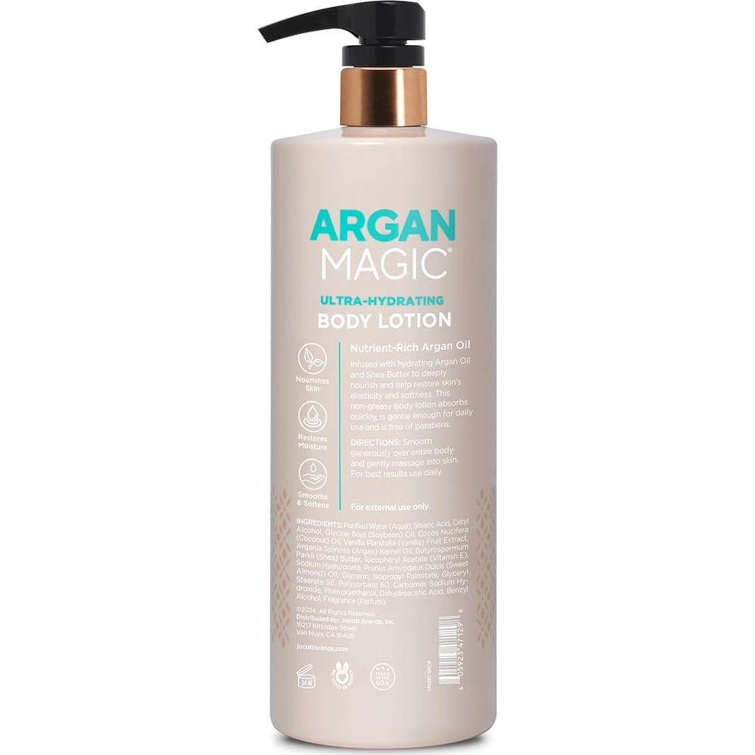 Loción Corporal Hidratante Argan Magic 907 g - Coco y Vainilla