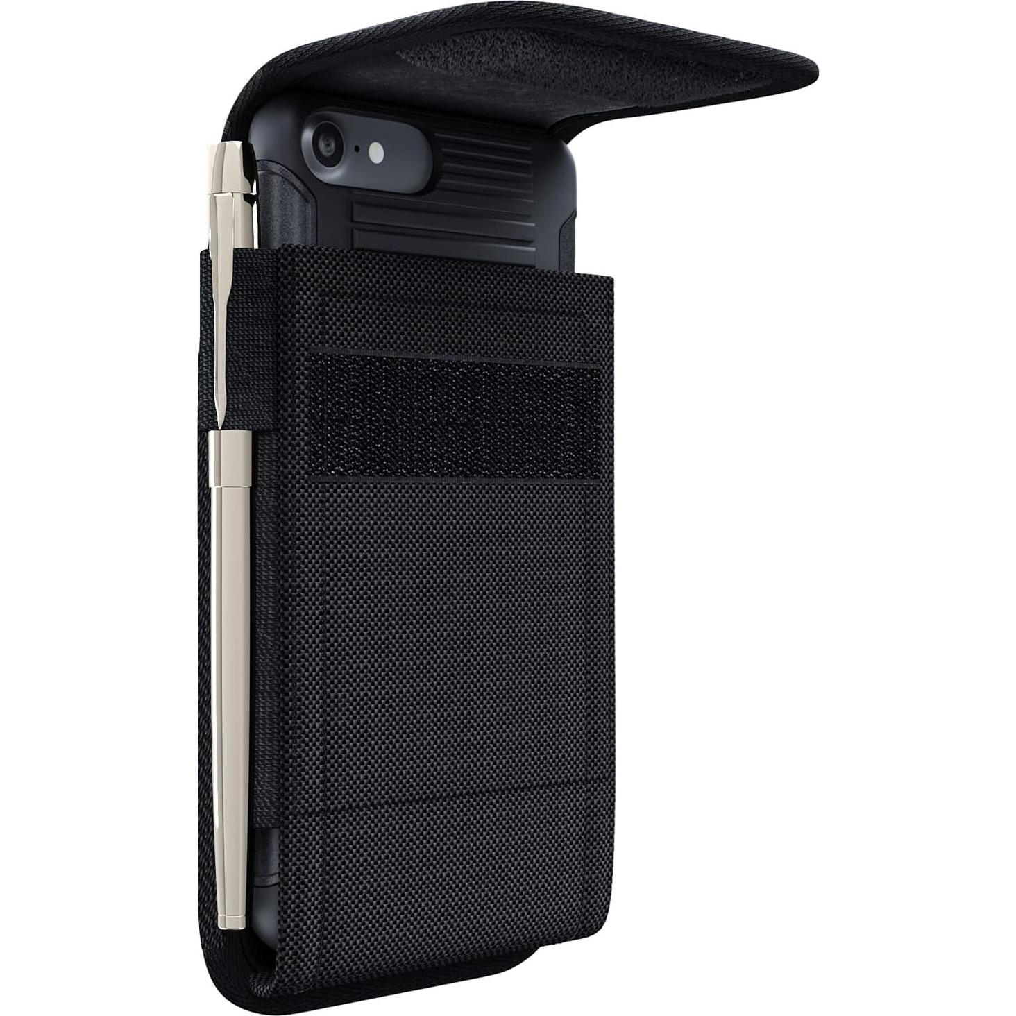 Funda para iPhone SE, 8, 7, 6 - NUVAVO con clip y lazo