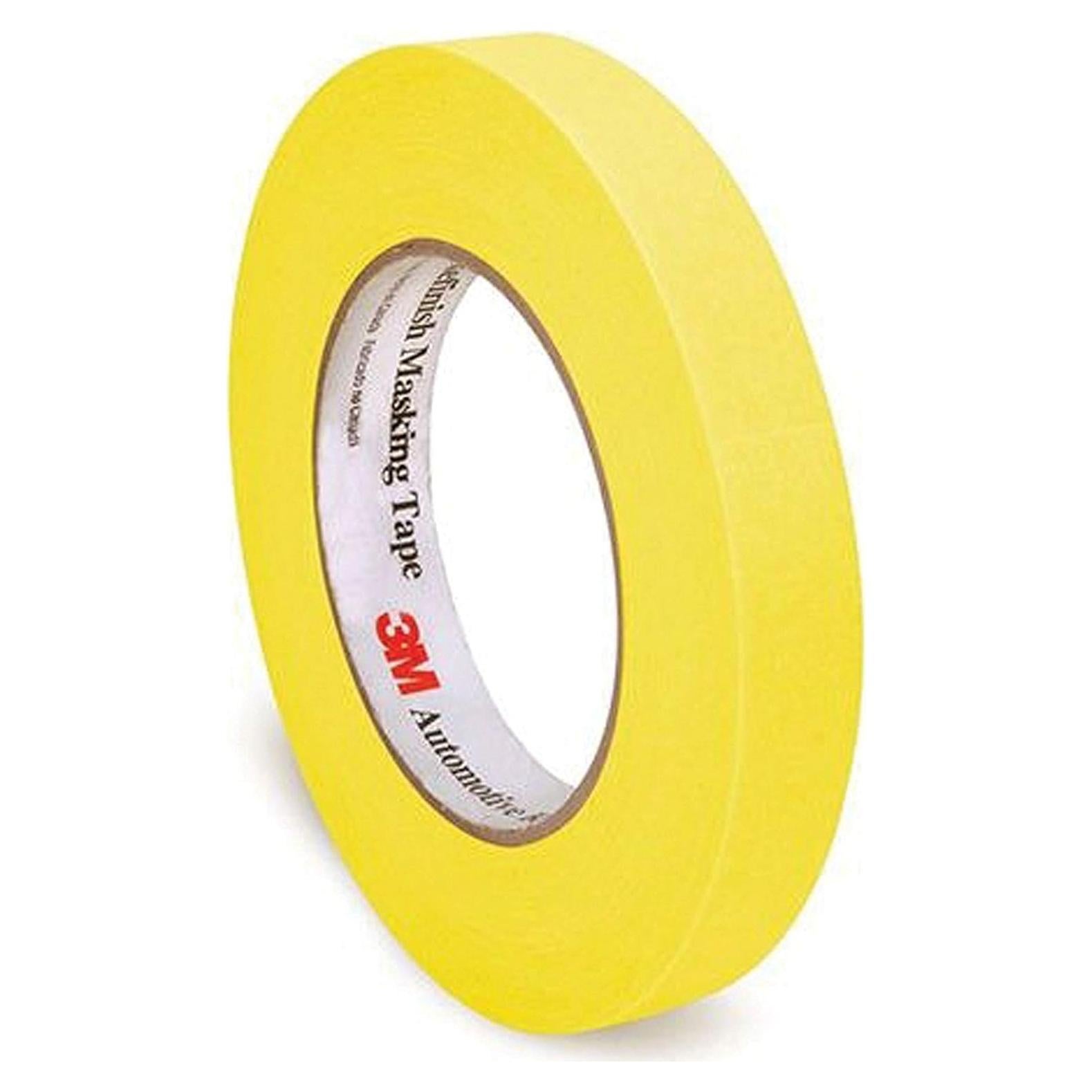 Cinta de Enmascarar 3M 06652 Amarillo 18mm x 55m Resistente