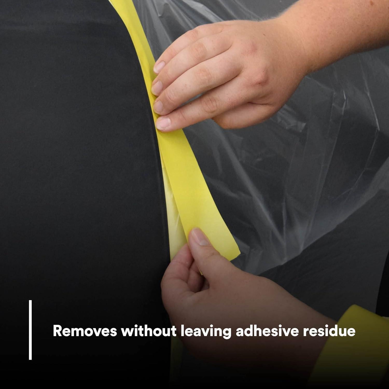 Cinta de Enmascarar 3M 06652 Amarillo 18mm x 55m Resistente