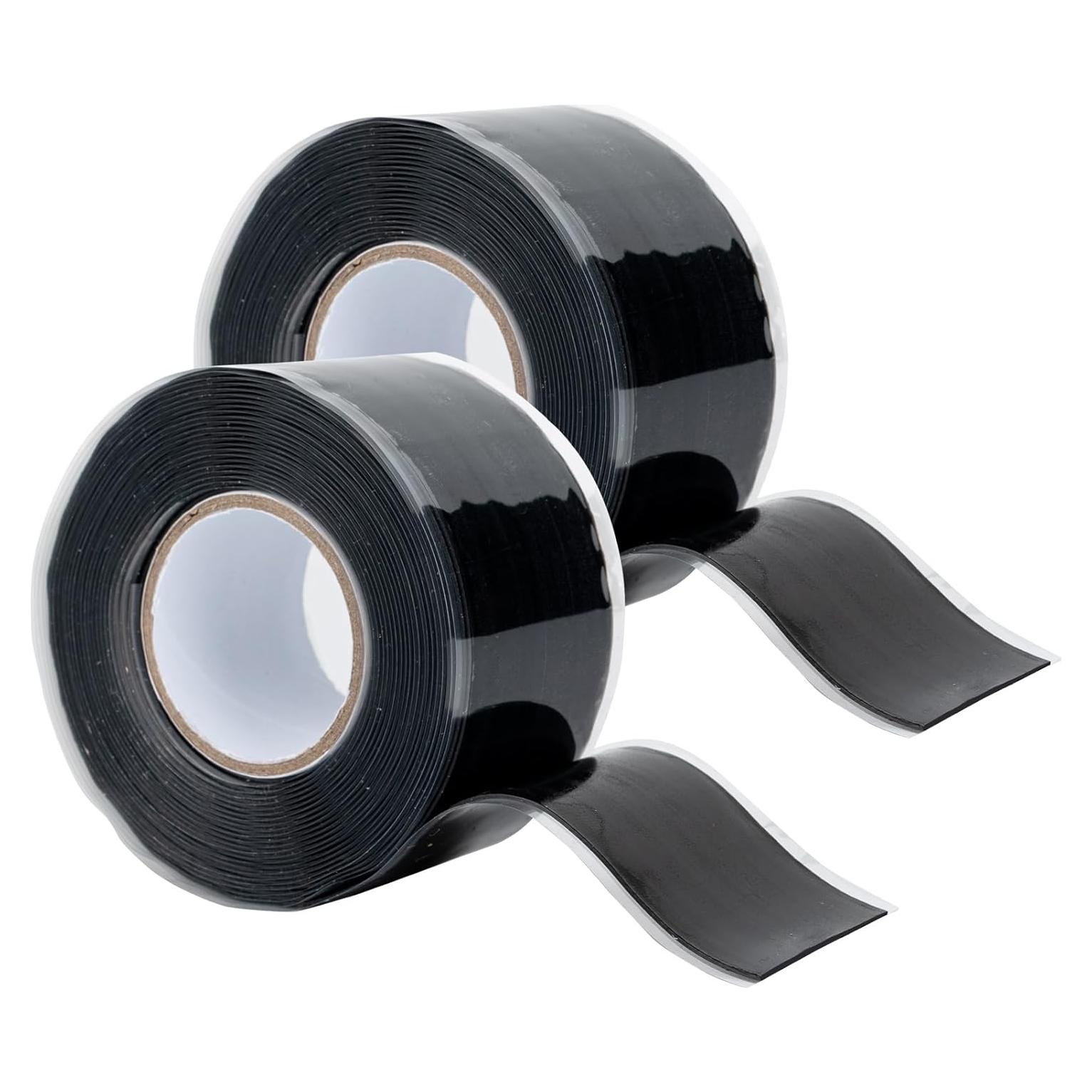 Cinta de Silicona Auto Fusionante SIDAZON 2 Rollos 2.54cm x 3.05m