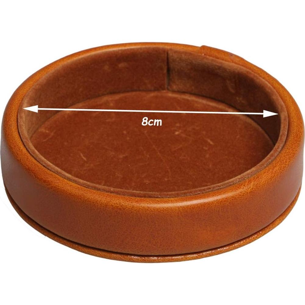 Copa de Dados RERIVER con Tapa y 6 Dados Marrón