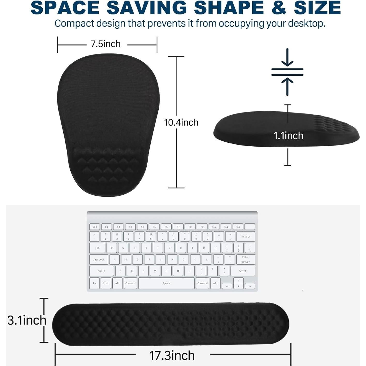 Almohadilla Ergonómica Hasinart con Masaje y Base Antideslizante