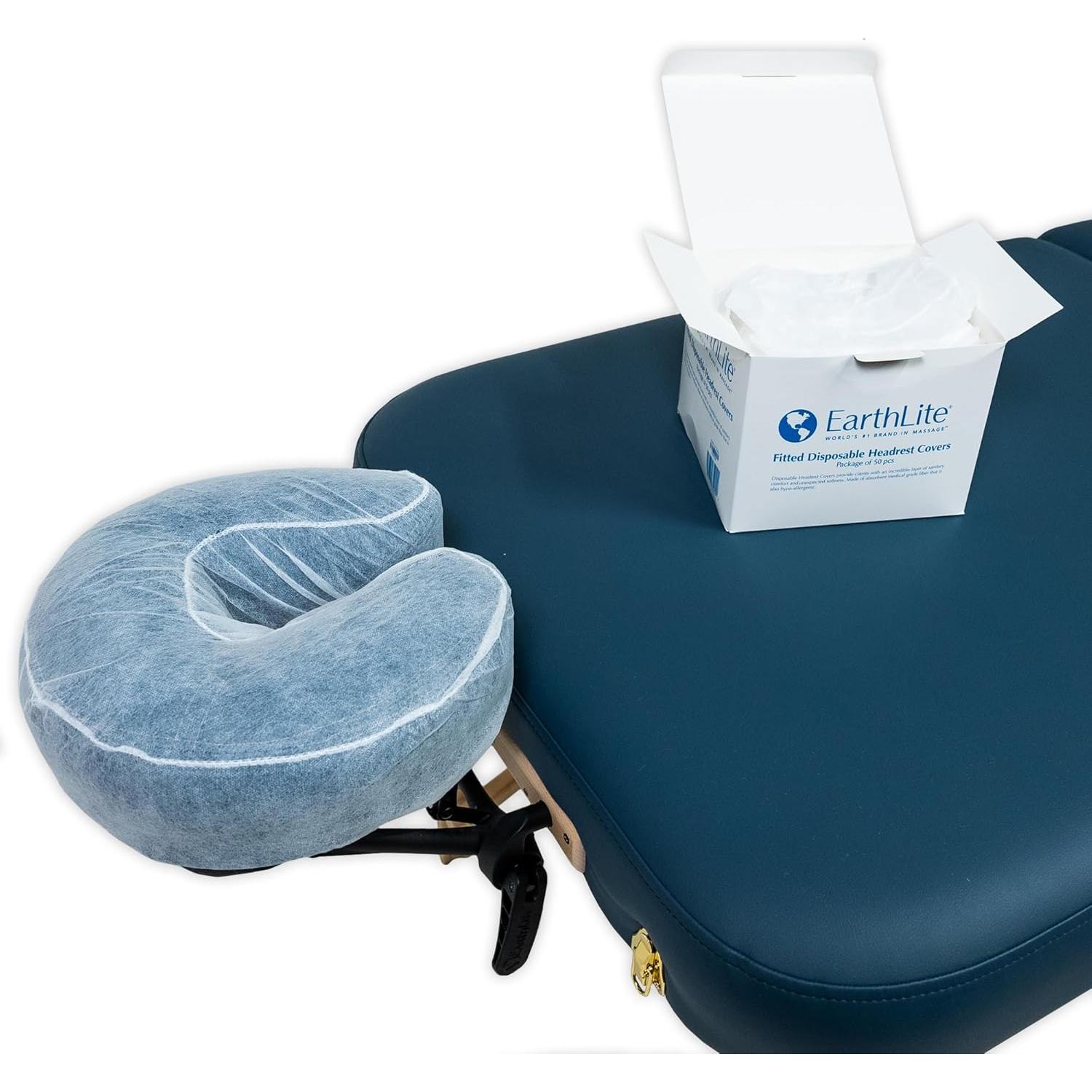 Cubiertas desechables para reposacabezas EarthLite - 50 unidades