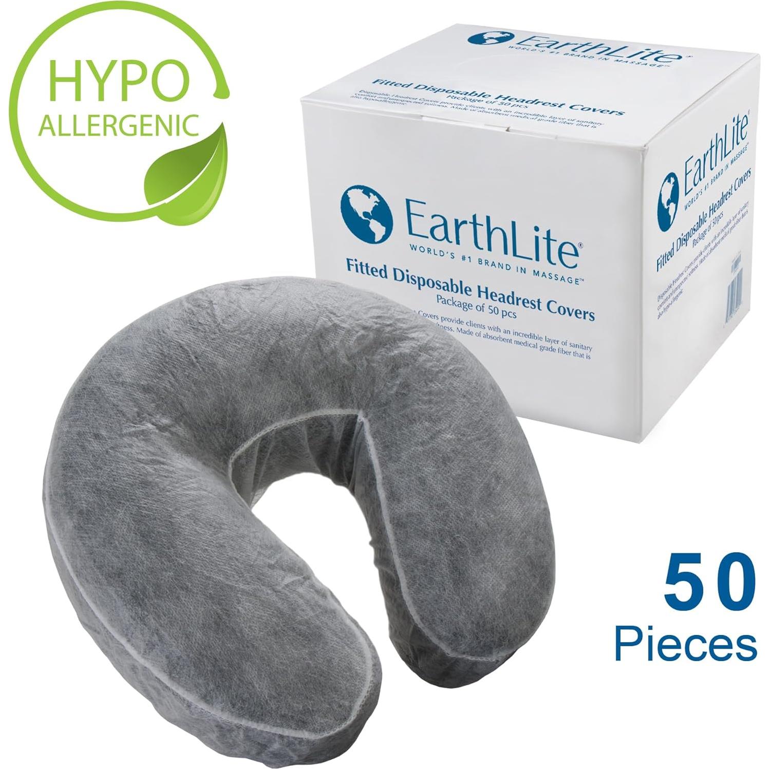 Cubiertas desechables para reposacabezas EarthLite - 50 unidades