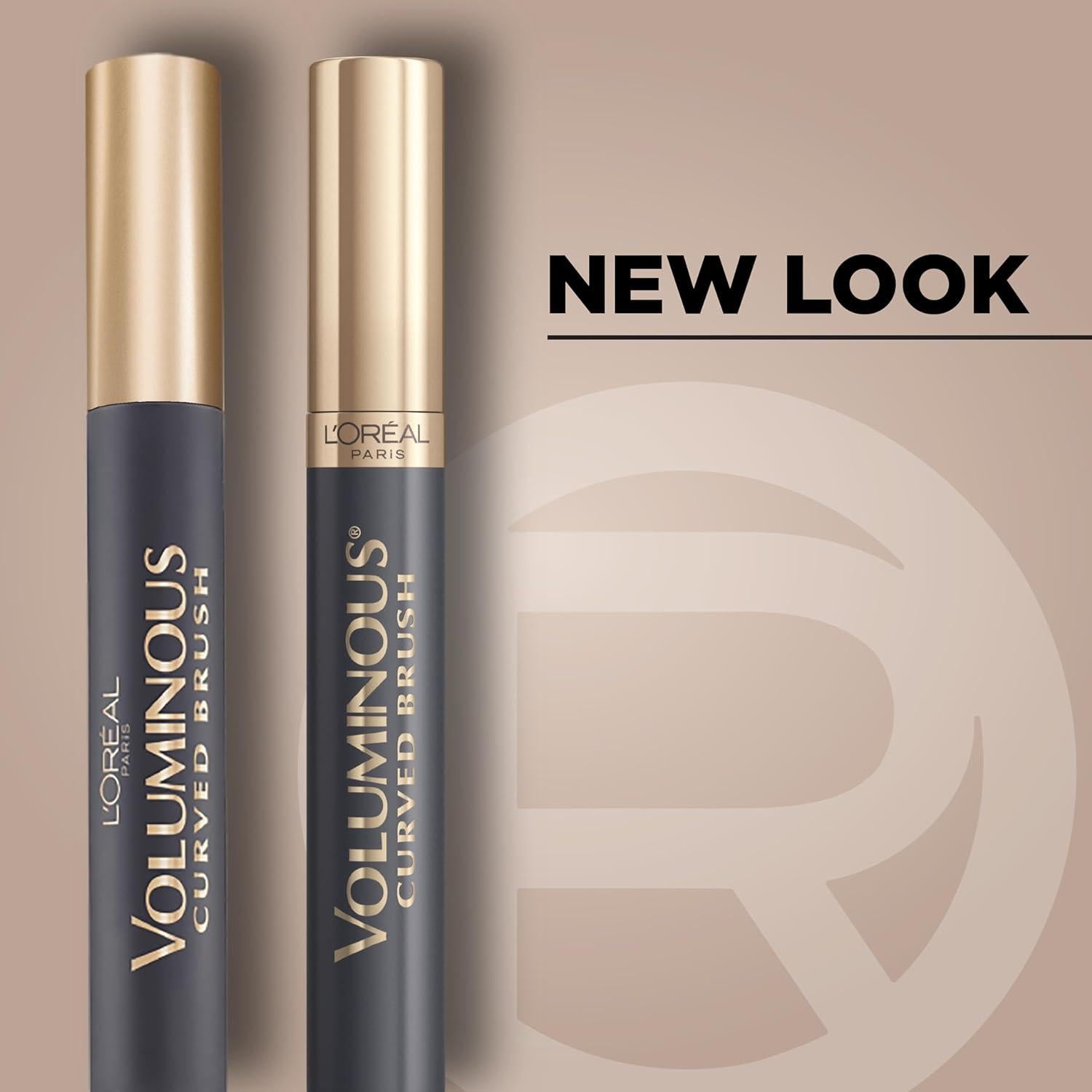 Máscara Voluminous L'Oreal Paris 8.5g Negro Cepillo Curvado