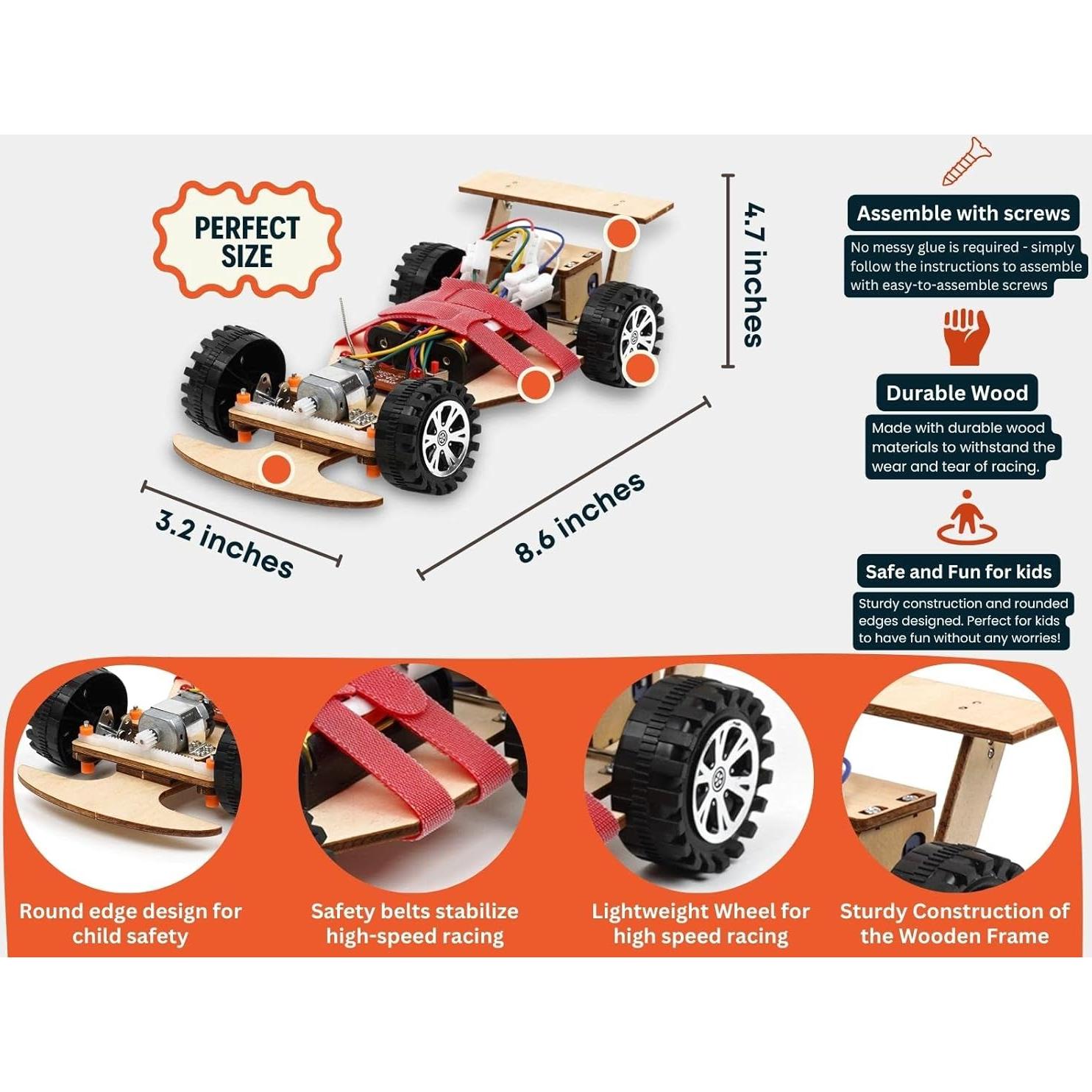 Kit de Ciencia Coche F1 R/C Inalámbrico Pica Toys 2 Unidades