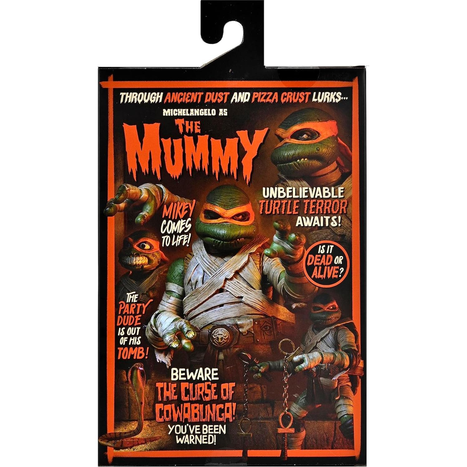 Figura de Acción NECA Michelangelo como La Momia 17,8 cm