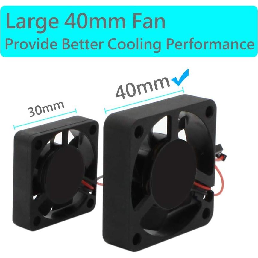 Caja de ABS para Raspberry Pi 4 iUniker con ventilador y disipador