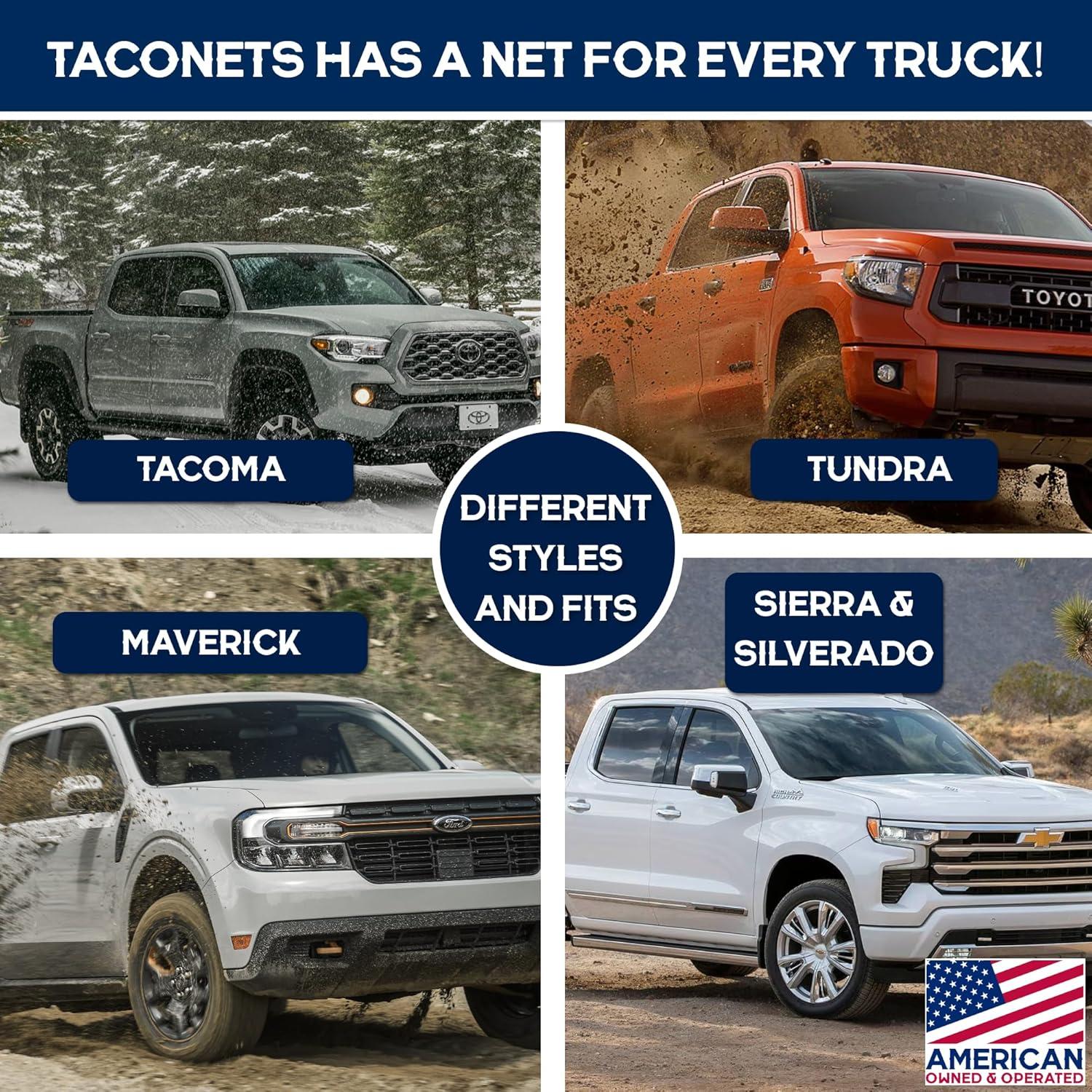 Red de Carga para Toyota Tacoma Cama Larga 2005-2025 - TacoNets