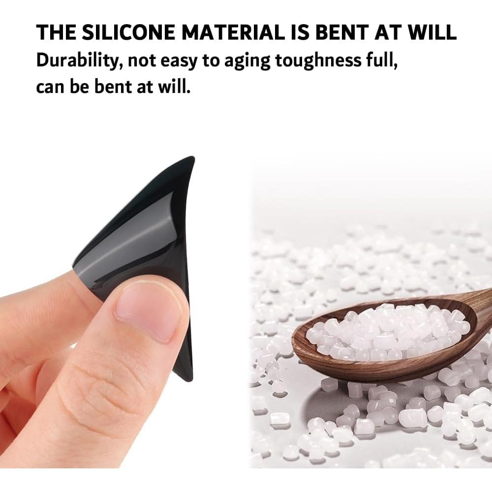 4 Protectores de Bisel de Puerta de Coche Figpade Negro