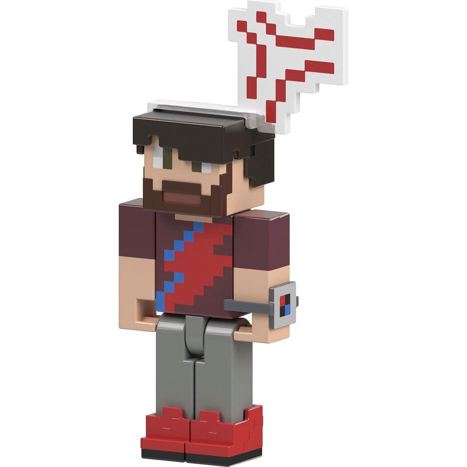 Juego de figuras de acción Minecraft Creator Mattel Camp Enderwood