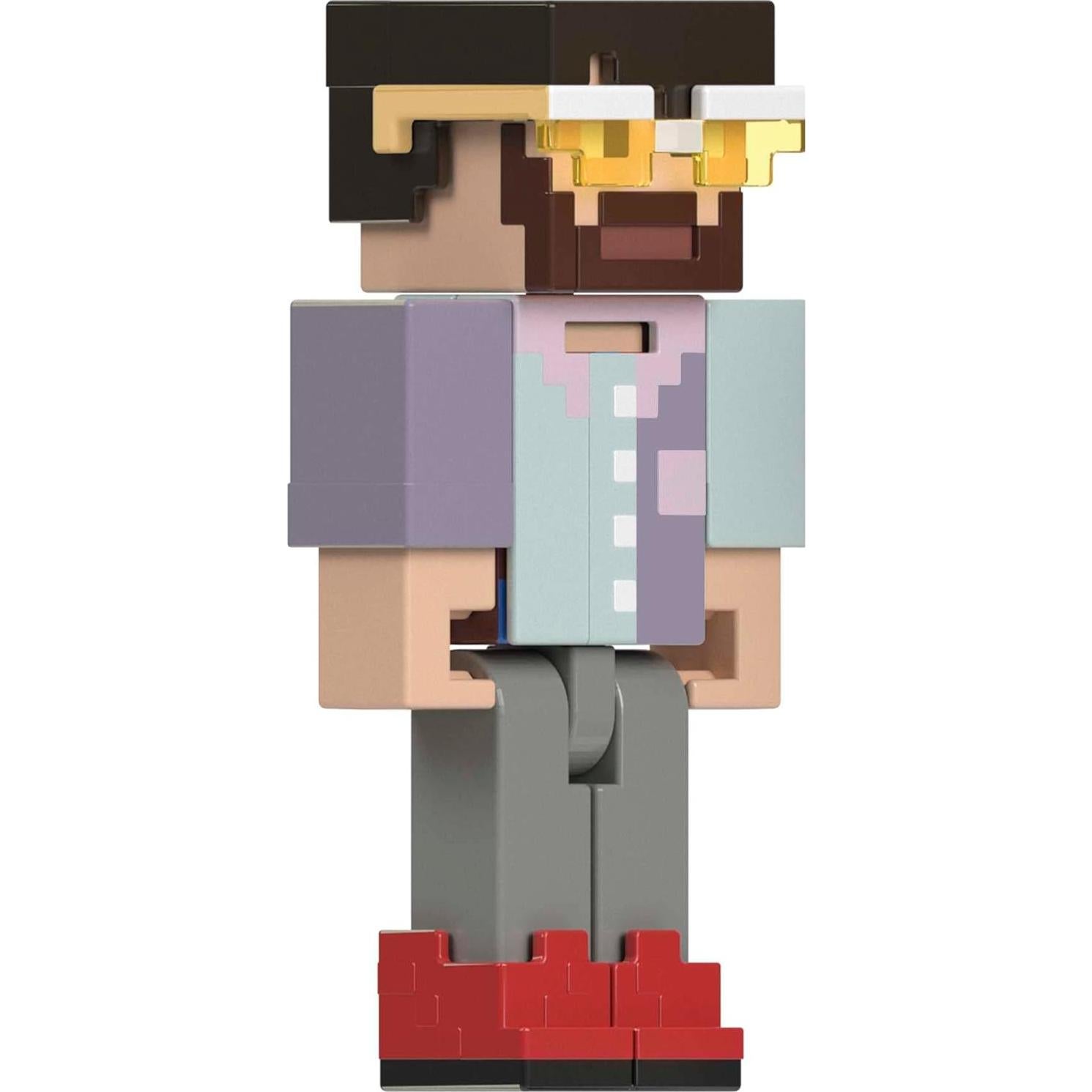 Juego de figuras de acción Minecraft Creator Mattel Camp Enderwood