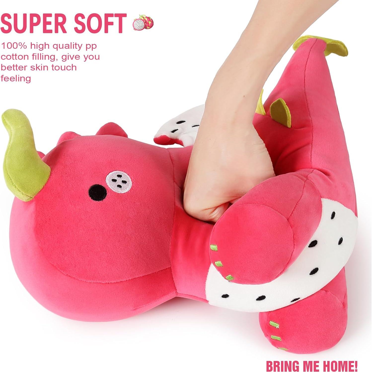 Dinosaurio de Peluche Ditucu 40 cm Rojo Suave para Niños