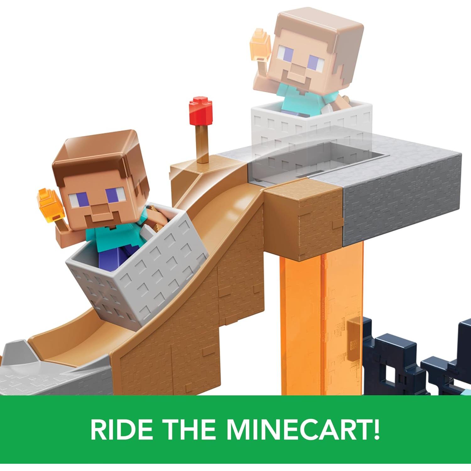 Juego de Construcción Mini Modo Mattel Minecraft Ascenso del Guardián