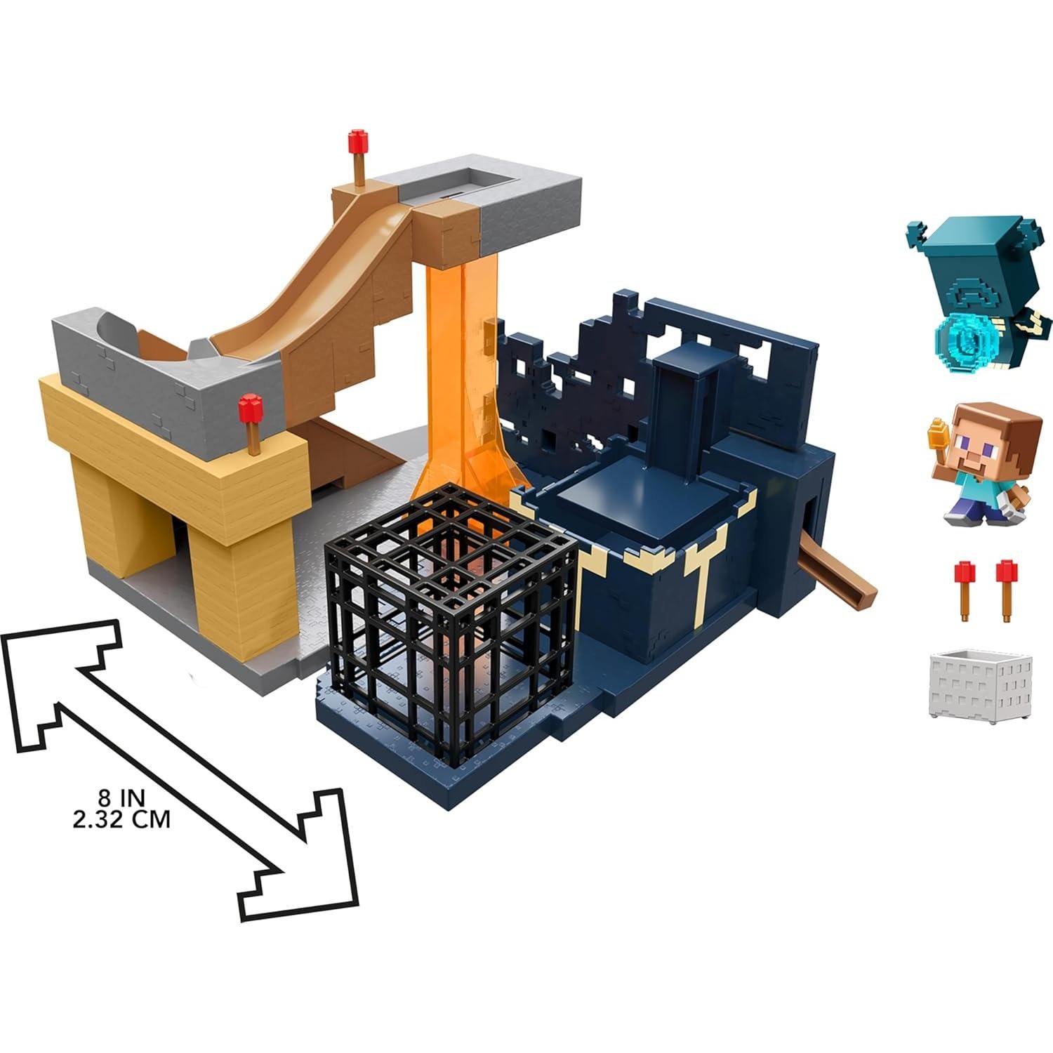 Juego de Construcción Mini Modo Mattel Minecraft Ascenso del Guardián