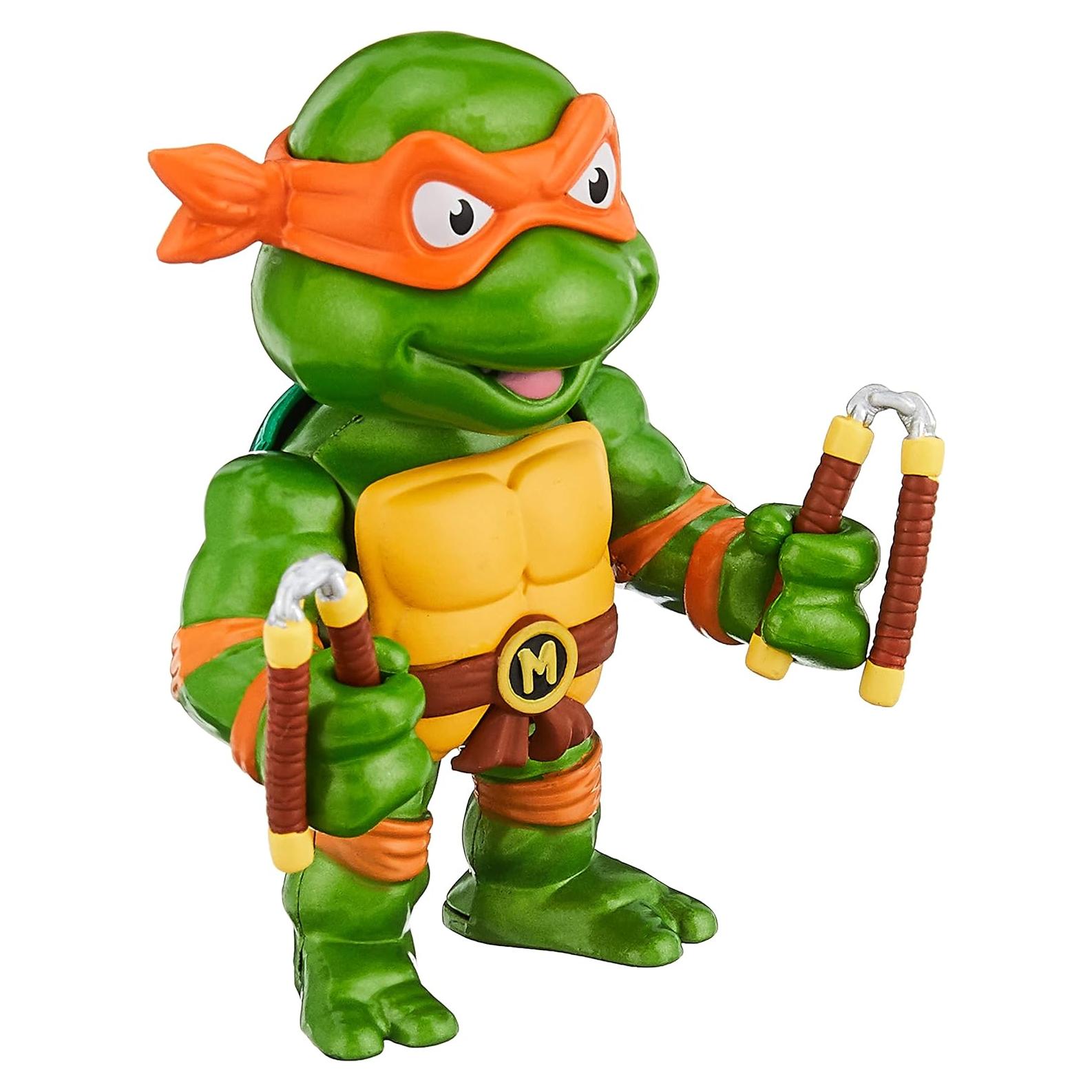 Figura Michelangelo Tortugas Ninja Jada Toys 10,16 cm