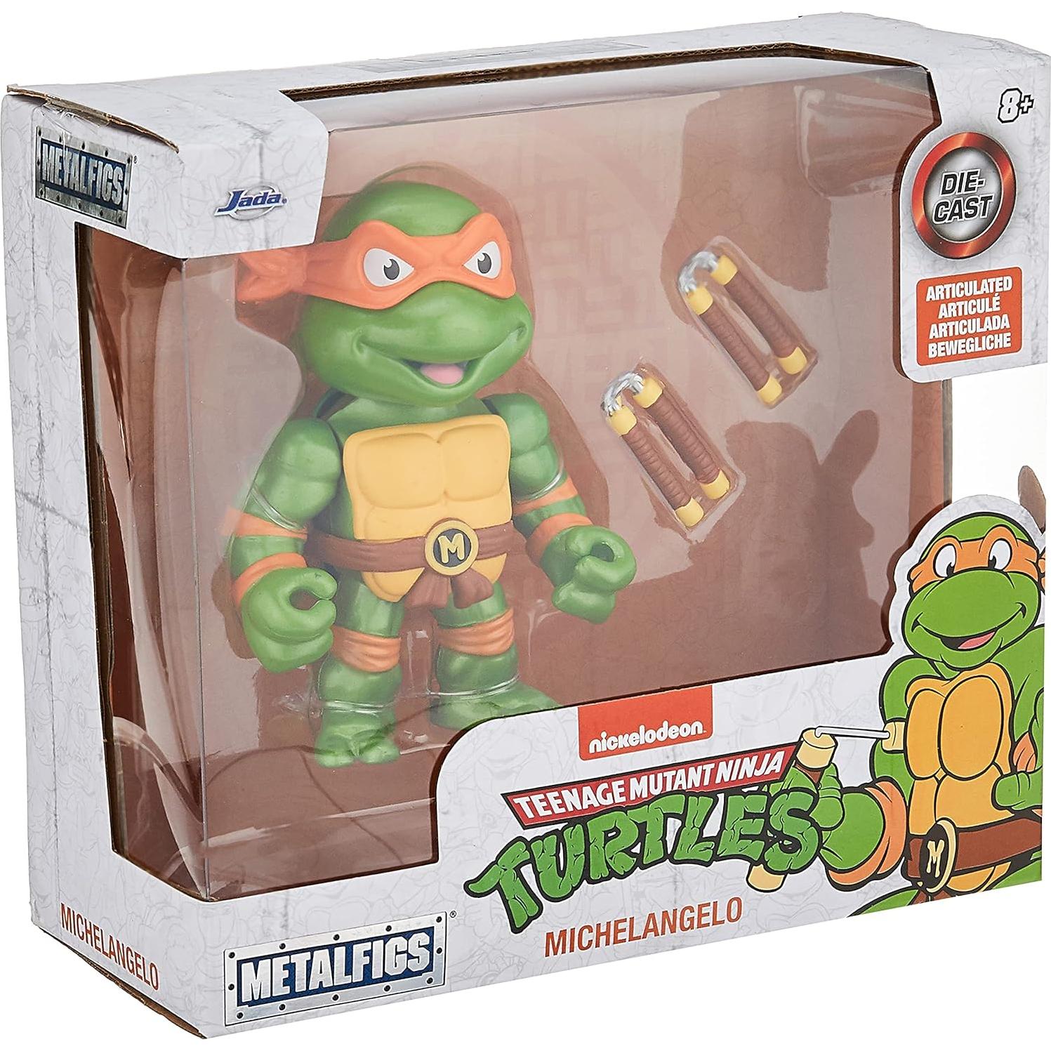Figura Michelangelo Tortugas Ninja Jada Toys 10,16 cm