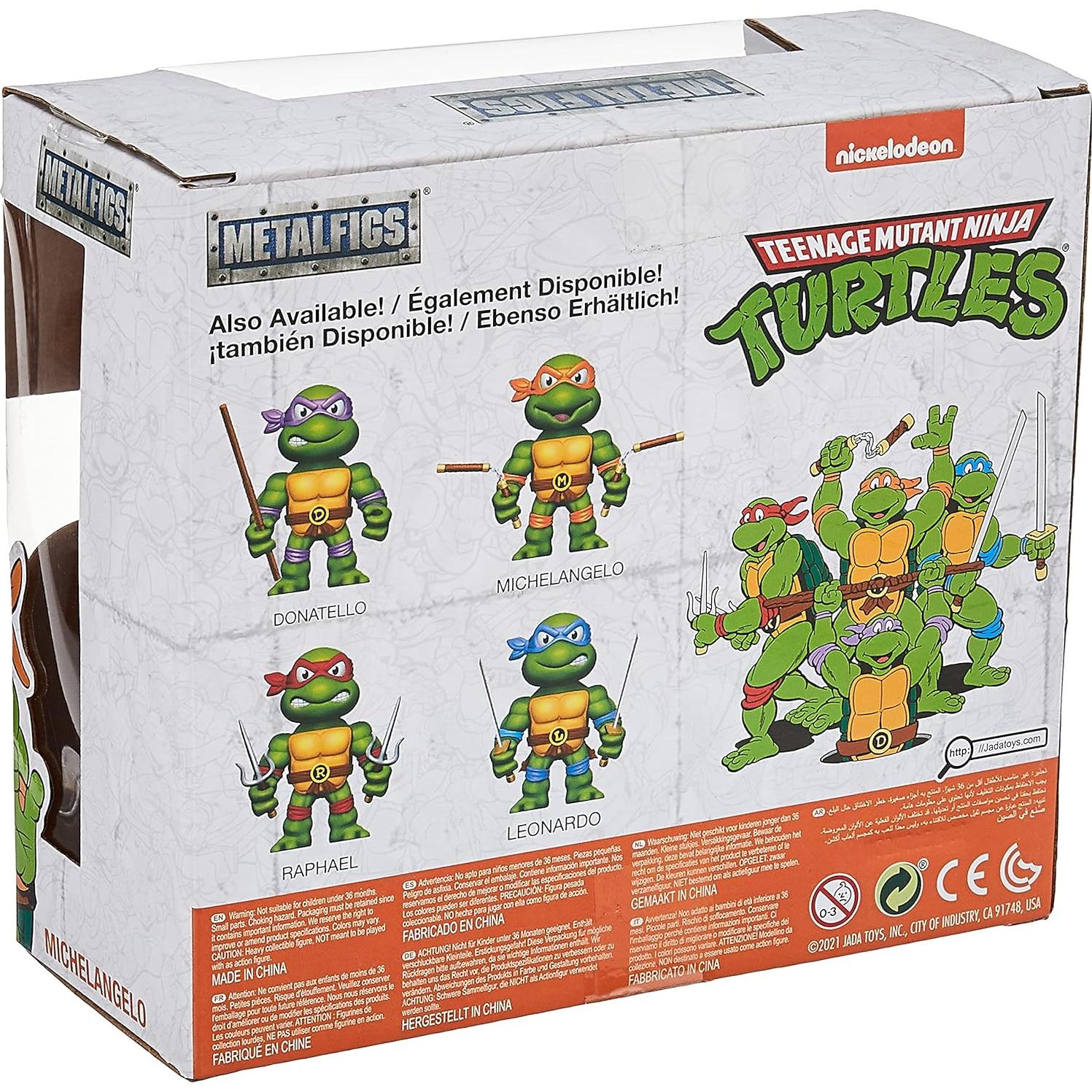 Figura Michelangelo Tortugas Ninja Jada Toys 10,16 cm
