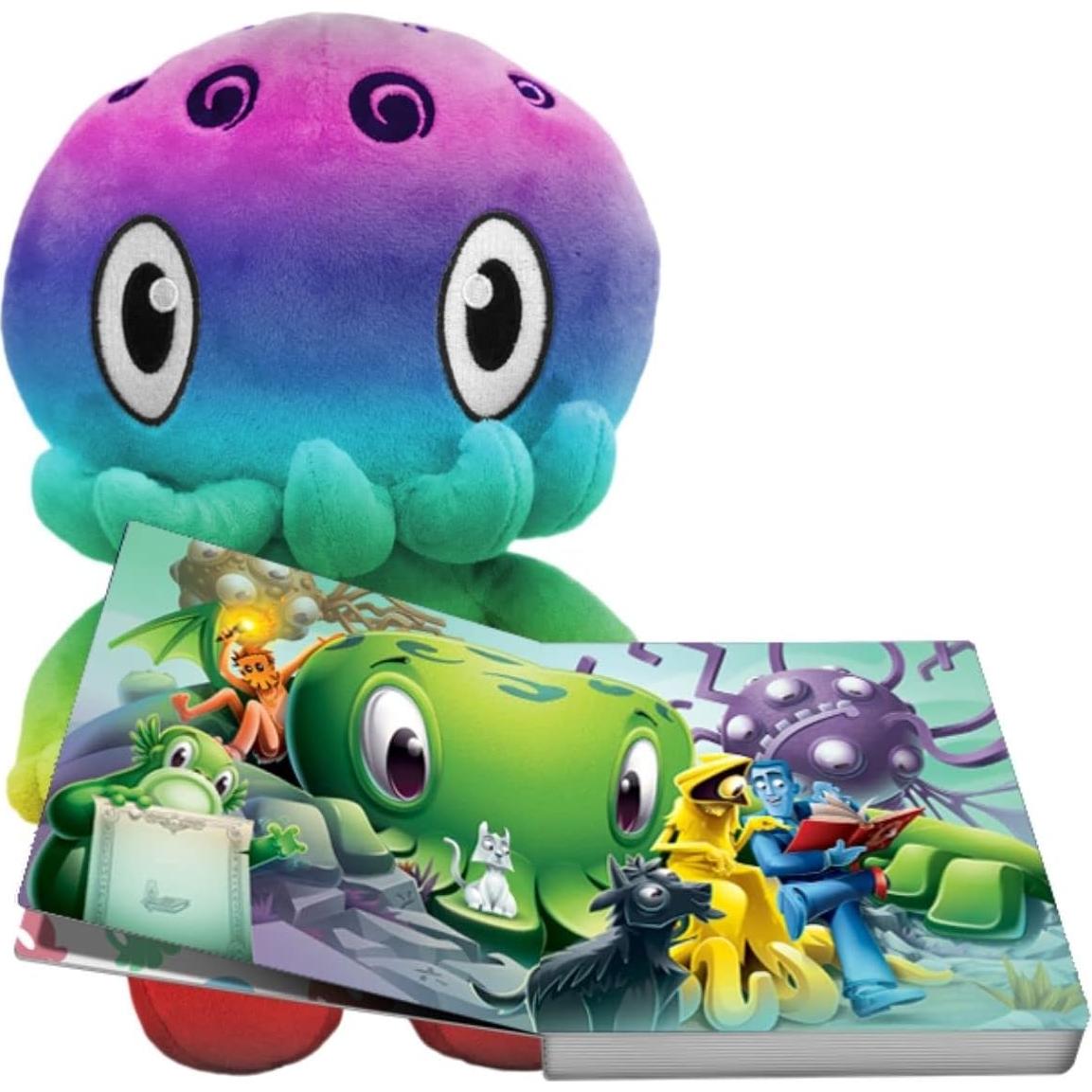 C es para Cthulhu Libro y Peluche Arcoíris 30,48 cm