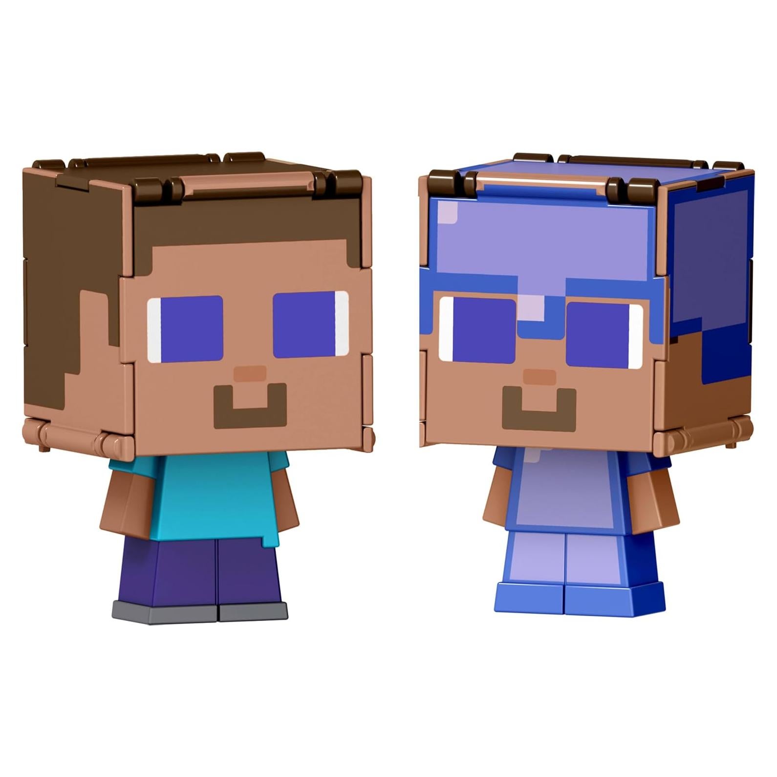 Figuras Minecraft Flippin' Figs Mattel 9.53 cm 2 en 1