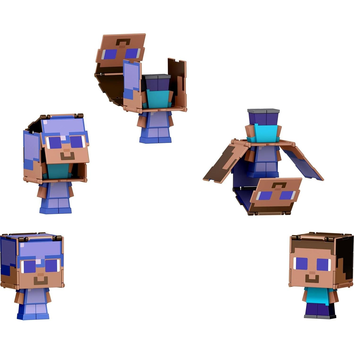 Figuras Minecraft Flippin' Figs Mattel 9.53 cm 2 en 1