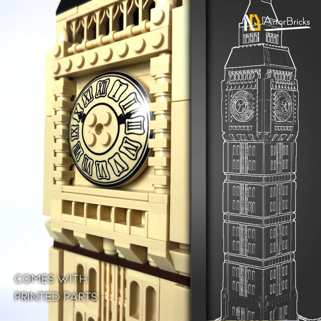 Conjunto de Construcción Big Ben ArtorBricks 1666 Piezas
