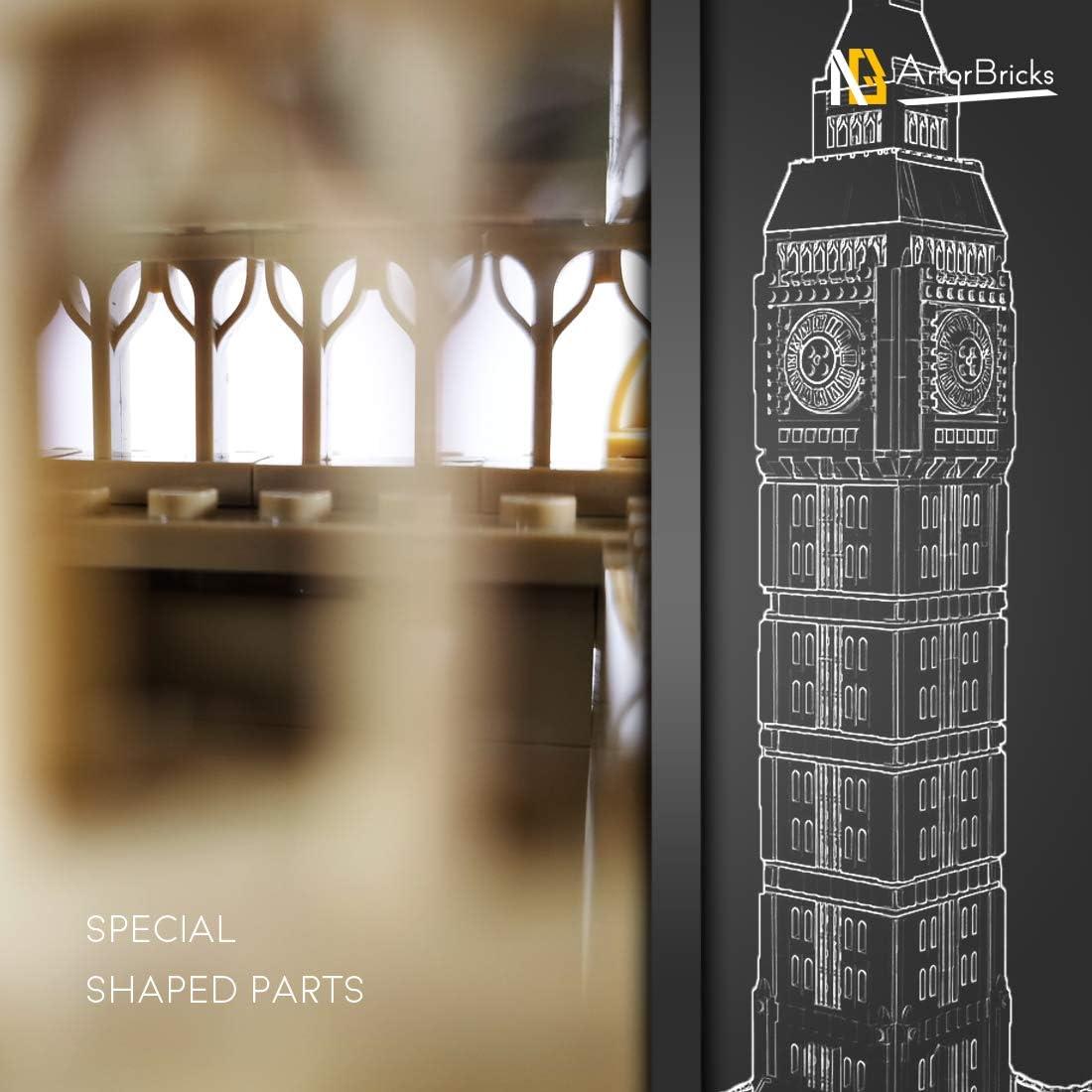 Conjunto de Construcción Big Ben ArtorBricks 1666 Piezas