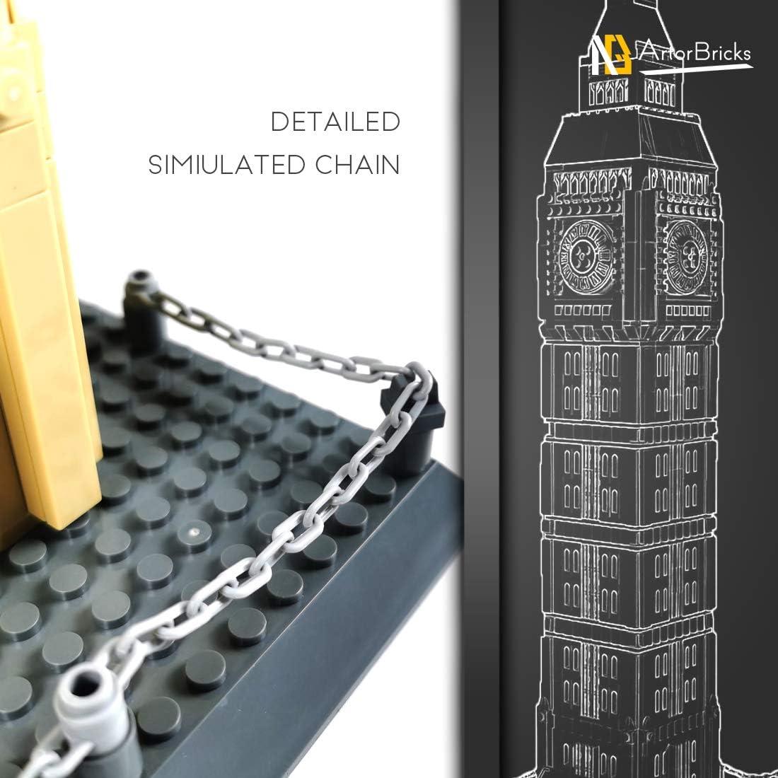 Conjunto de Construcción Big Ben ArtorBricks 1666 Piezas