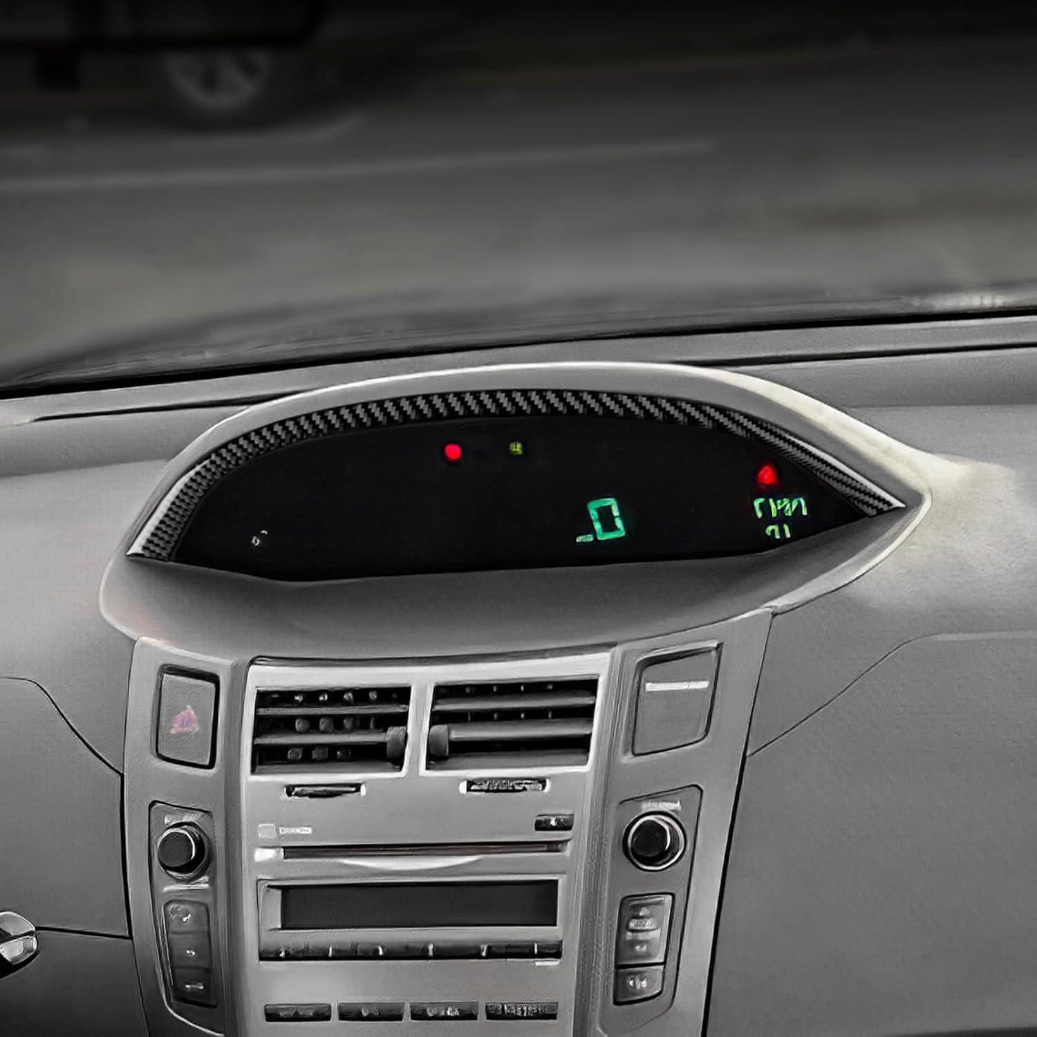 Cubierta de Fibra de Carbono Real para Toyota Yaris 2006-2011