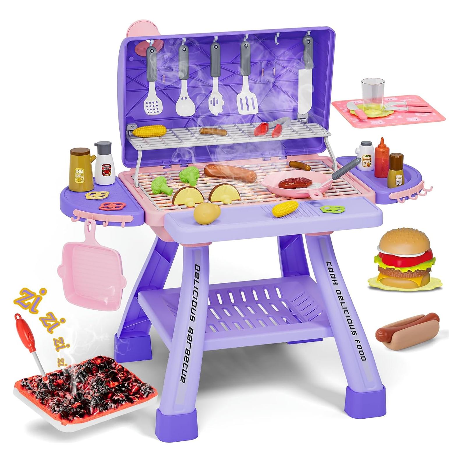 Juego de Parrilla BBQ para Niños Wan Yi Da con Luz y Sonido