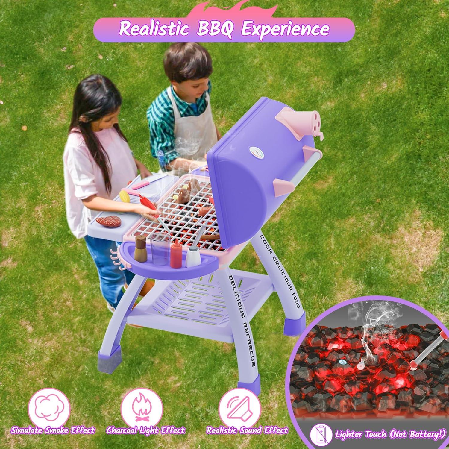 Juego de Parrilla BBQ para Niños Wan Yi Da con Luz y Sonido