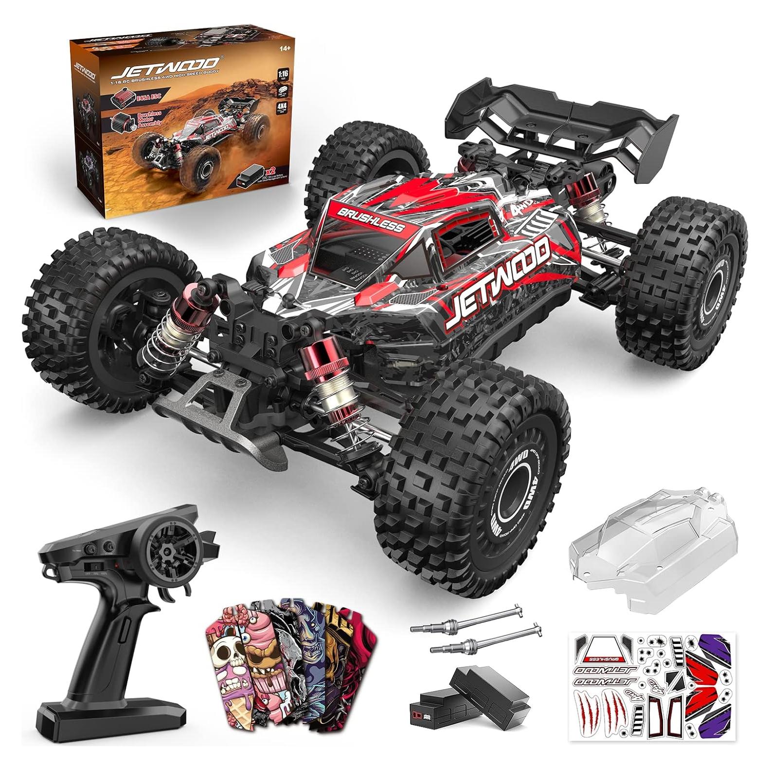 Coche RC Jetwood JC16EP 1:16 Sin Escobillas 42 km/h Offroad